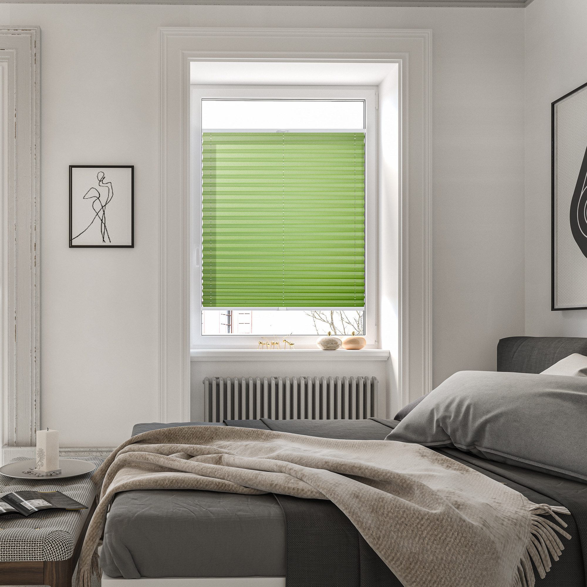 Roomy Plissee Plissee, blickdicht, verspannt, Klemmbar günstig online kaufen