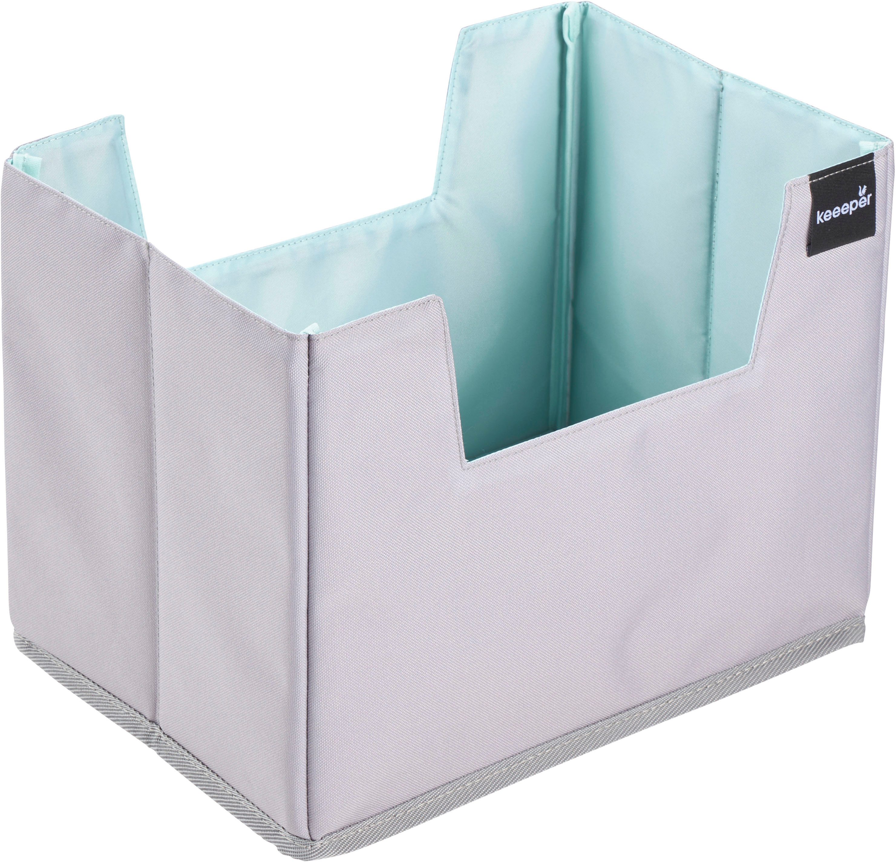 keeeper Faltbox nea, faltbarer Einkaufsorganizer für Klappboxen (1 St), aus recycelten PET-Flaschen