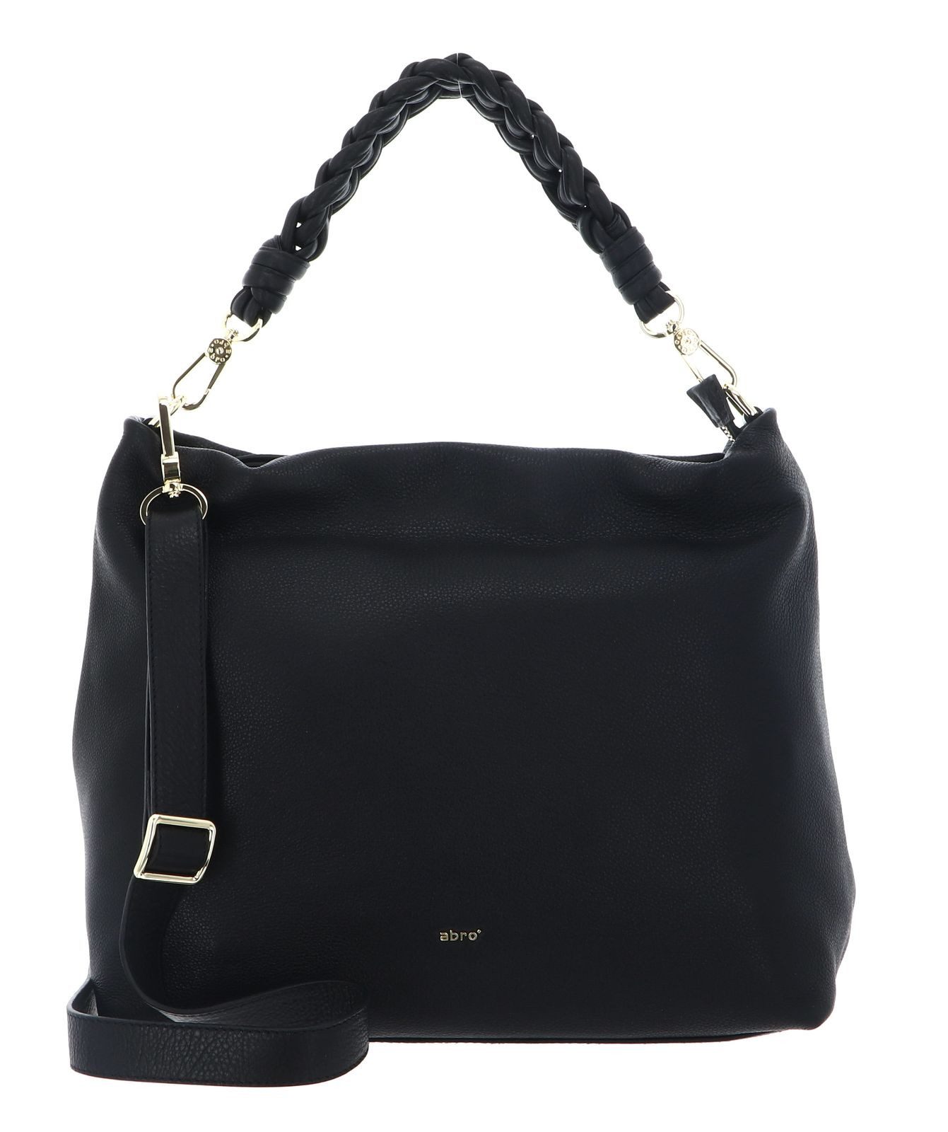 Abro Schultertasche Hobo Bag Soley, aus echtem Rindsleder