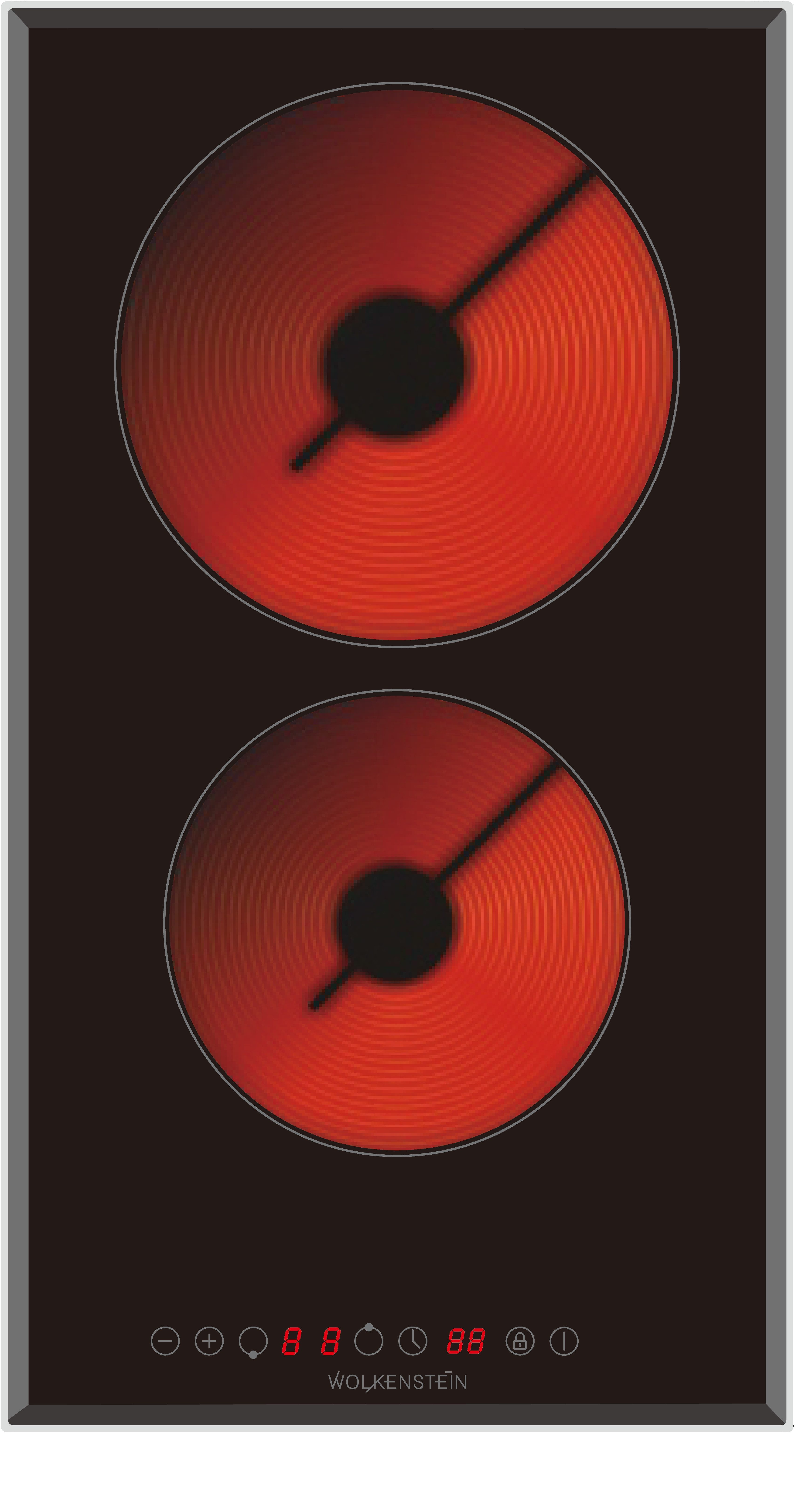 Wolkenstein Elektro-Kochfeld WEB-C2-F