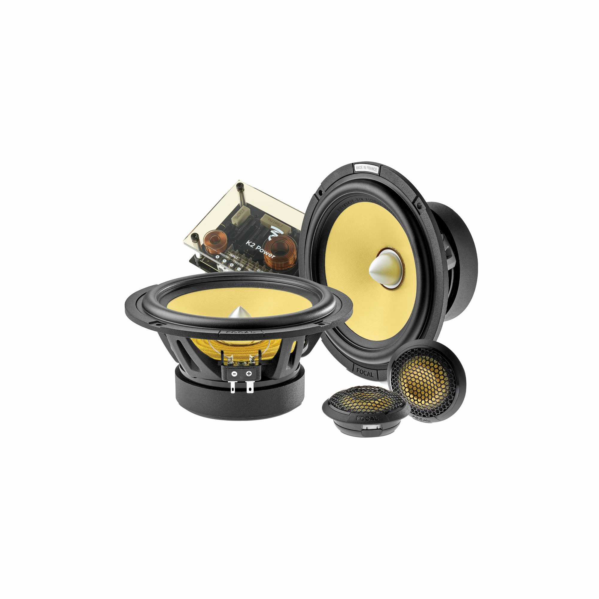 FOCAL FOCAL ES 165 K2E 2-Wege Kompo Lautsprecher 16,5 cm K2 POWER EVO Auto-Lautsprecher