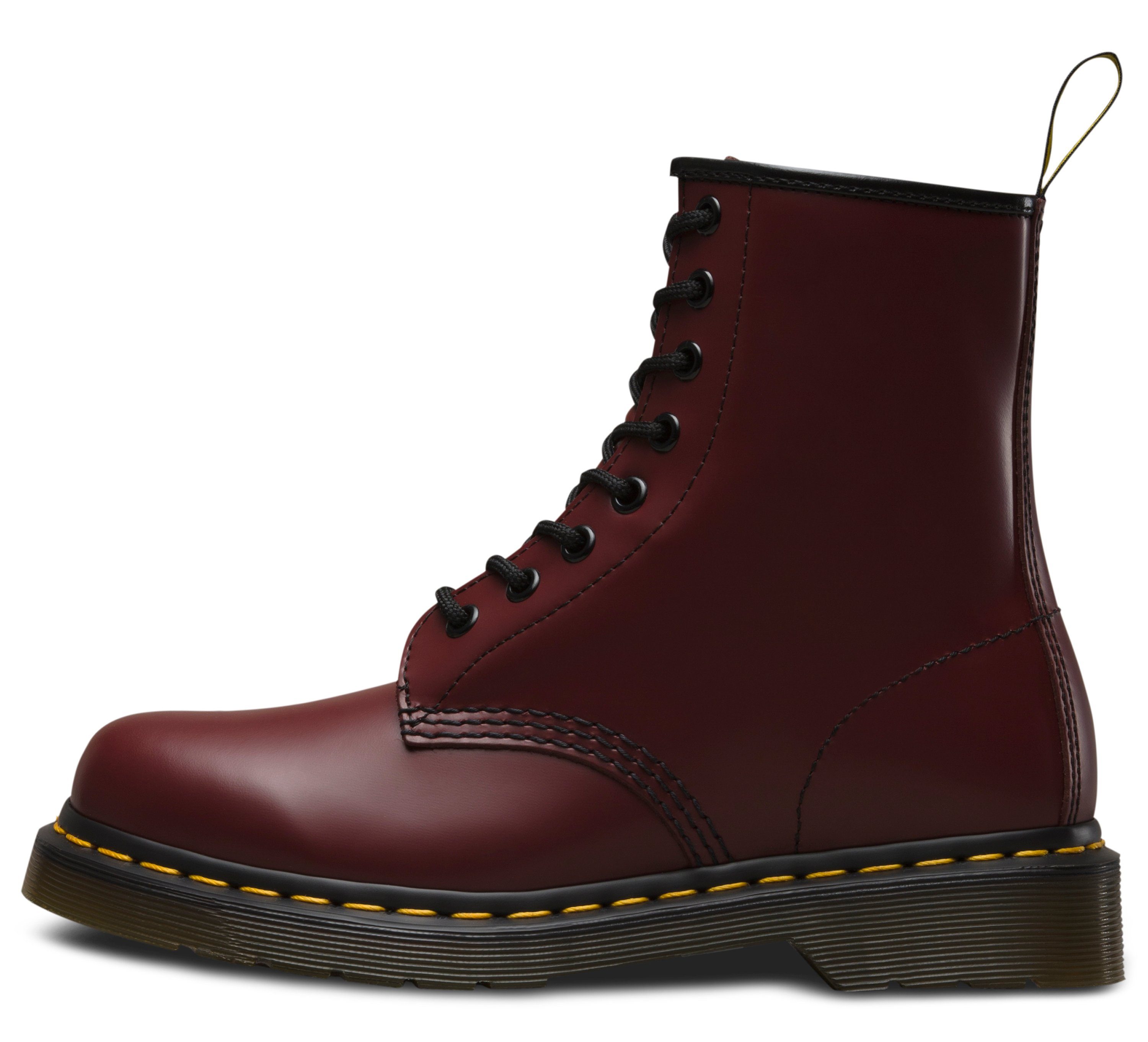 DR. MARTENS 8 Eyes Boot 1460 Crazy Horse Schnürstiefel Boots, Stiefel mit Lederinnensohle - schmale Form