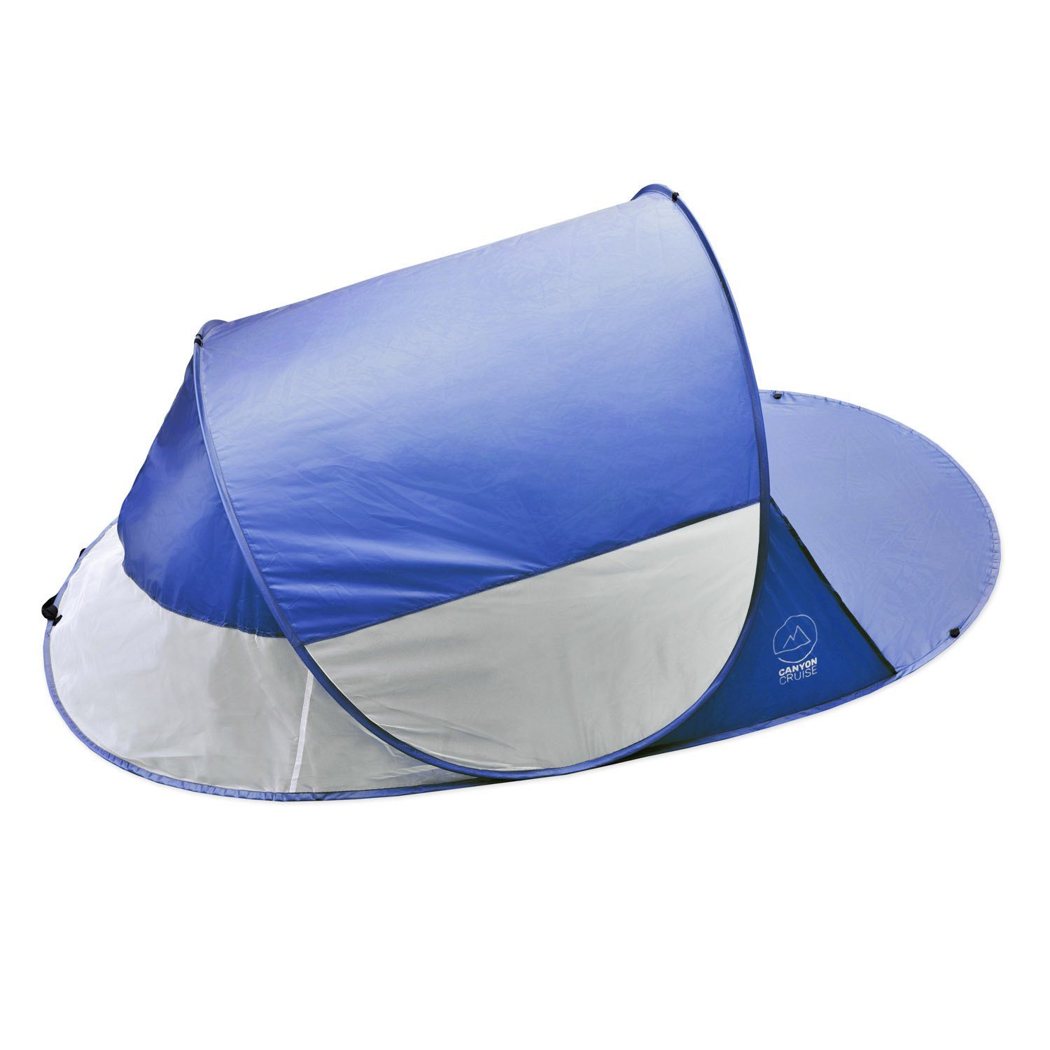 Canyon Cruise Strandmuschel Canyon Cruise Pop-Up Strandmuschel für 3 Personen mit UV-Schutz 50+, Personen: 3 (Automatik Wurfzelt), Sonnen- & Windschutz