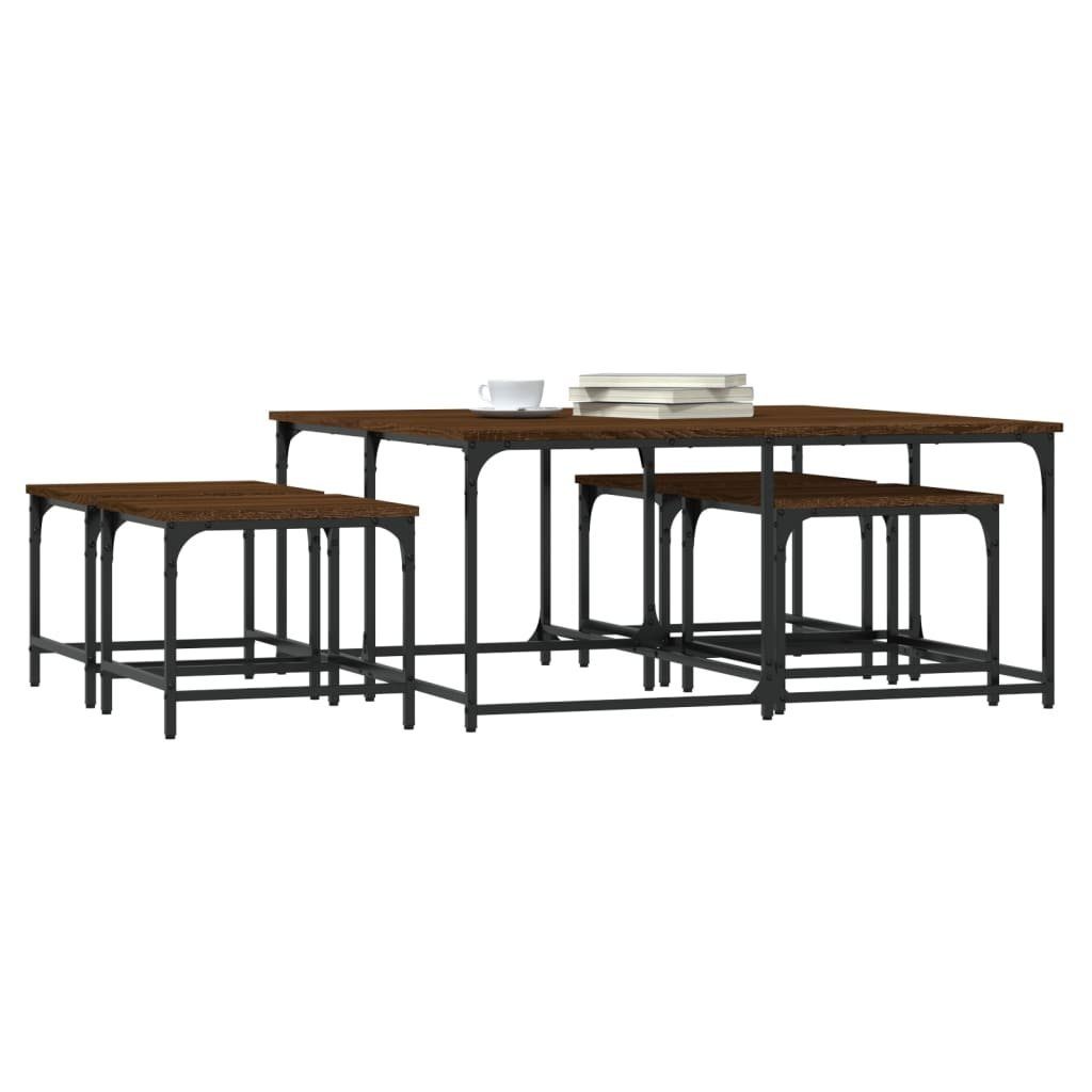 vidaXL Couchtisch Satztische 5 Stk. Braun günstig online kaufen