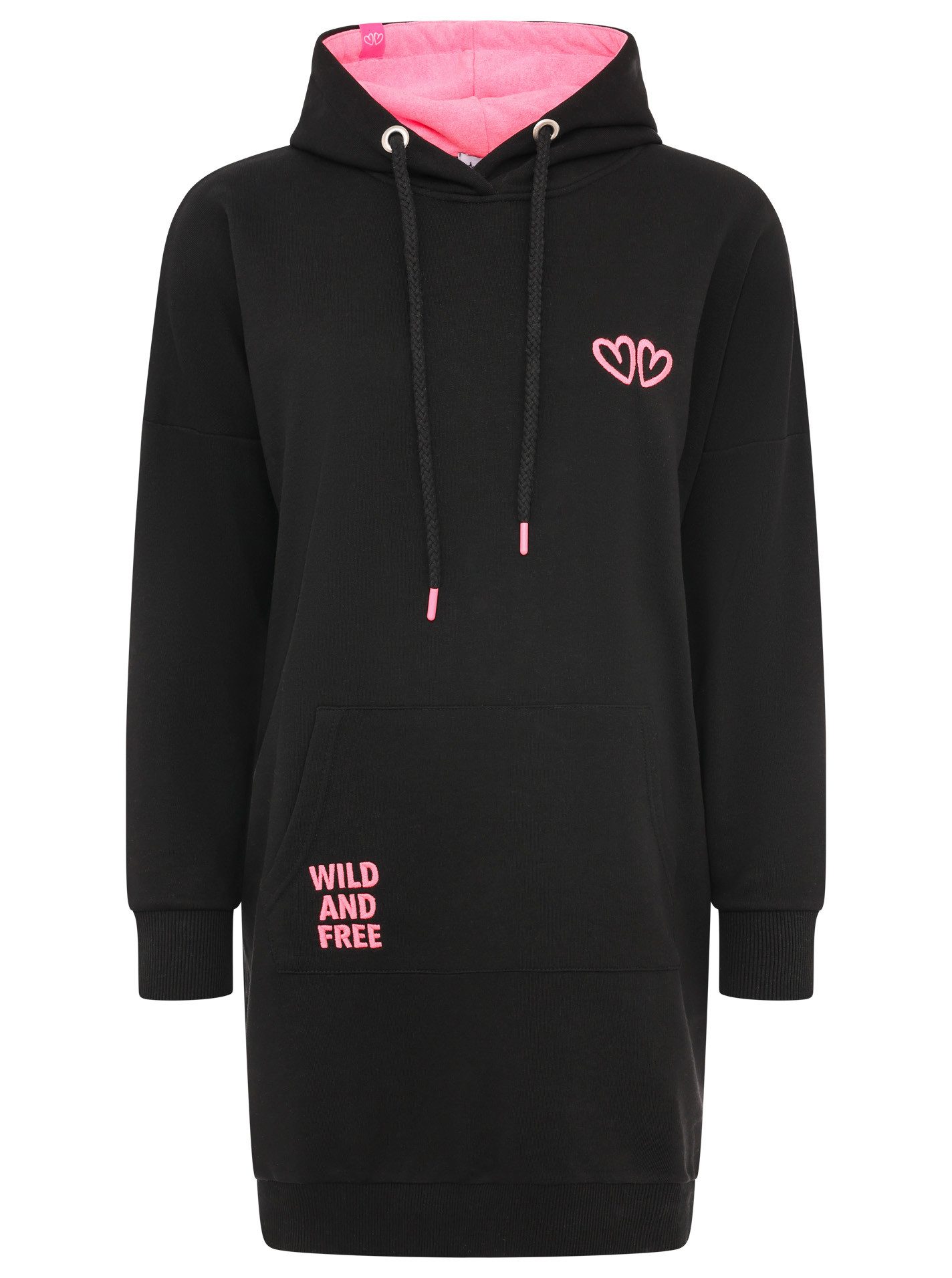Zwillingsherz Sweatkleid "Wild Wild Wild" mit günstig online kaufen
