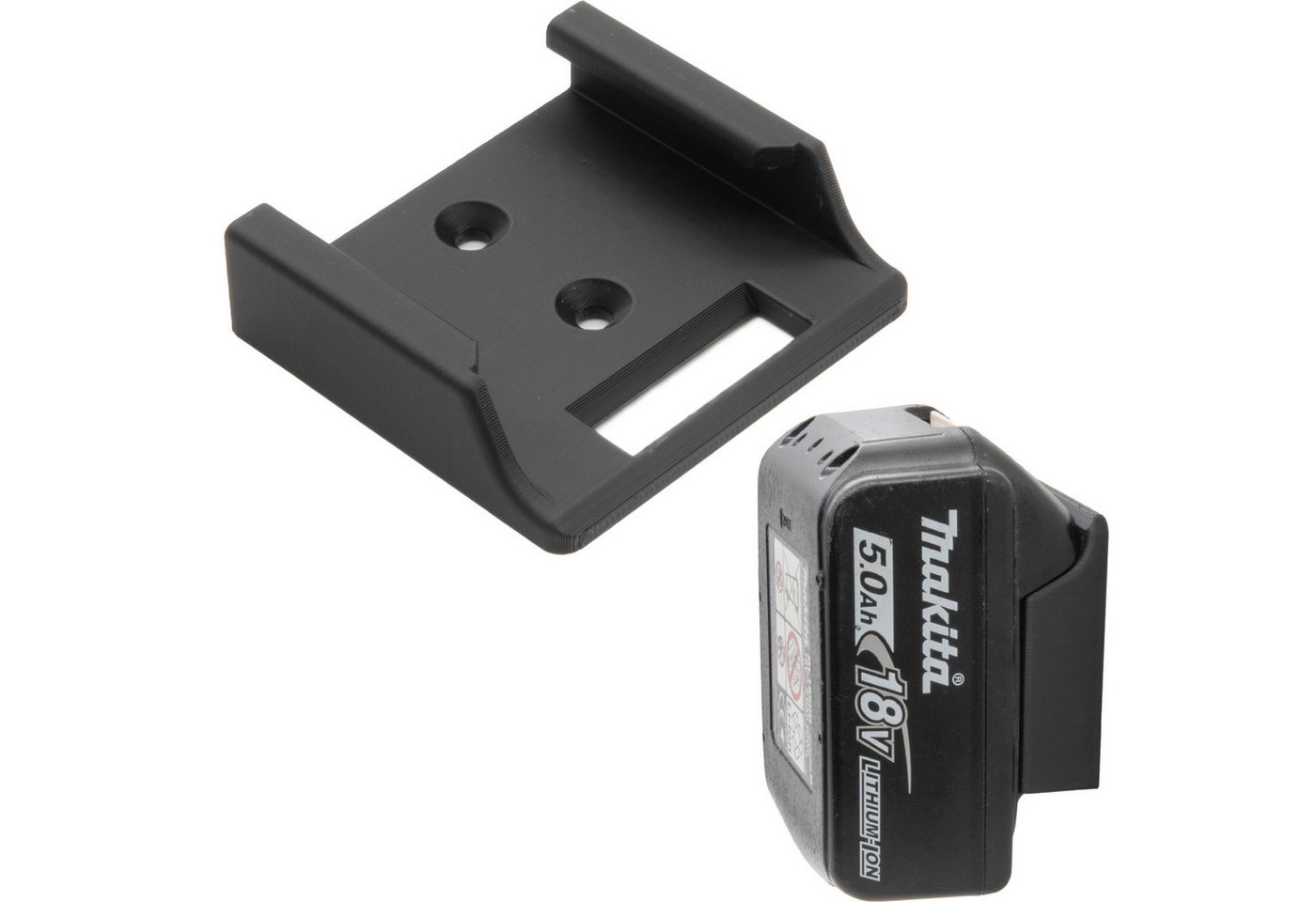 Thumbnail - TSB Werk Werkzeughalter Akkuhalter für Makita Akku Wandhalter Halter 18V, 4-tlg., Akkuwandhalter, Wandhalterung