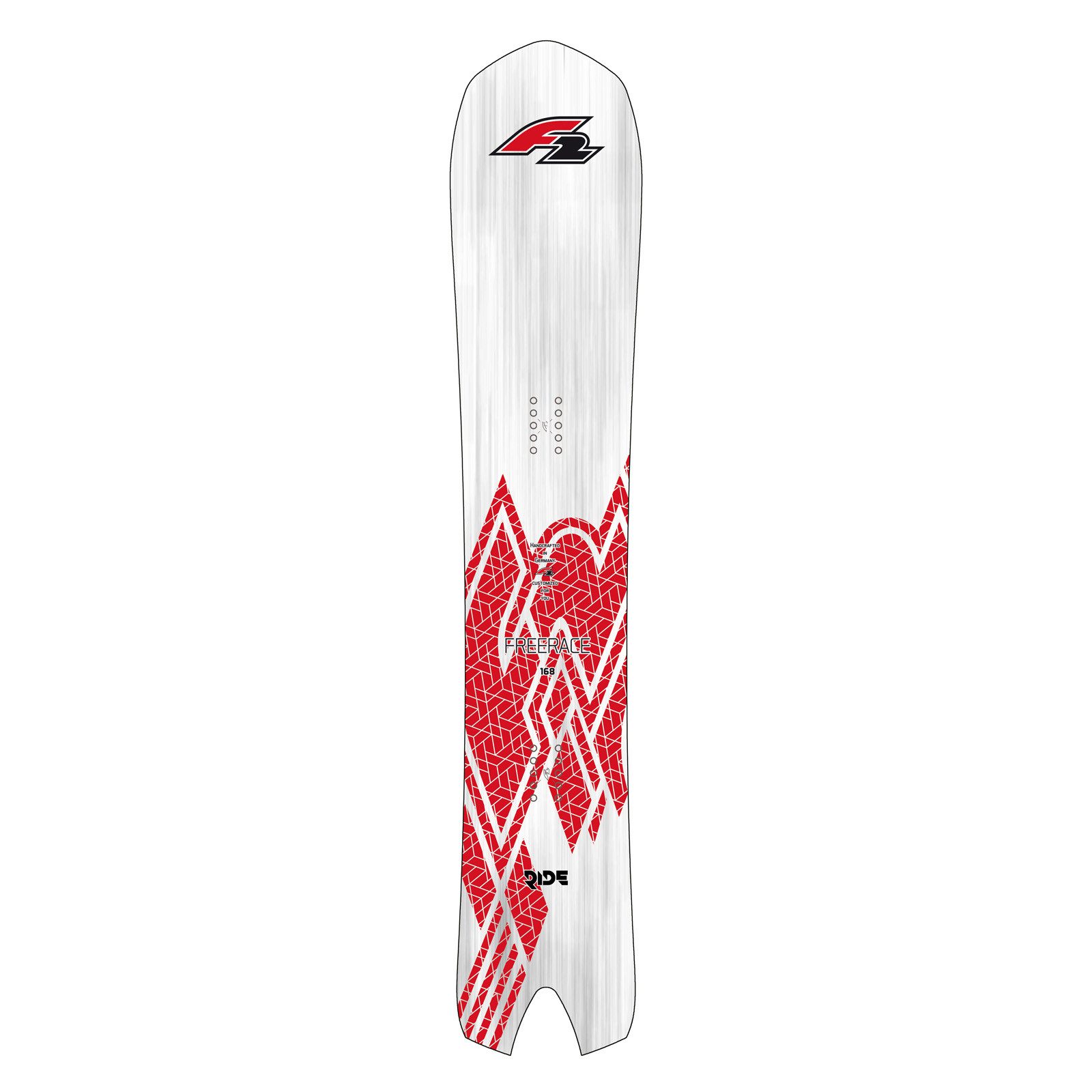 F2 Snowboard F2 Snowboard Ride Race 157 cm Silber/Rot 2024/25