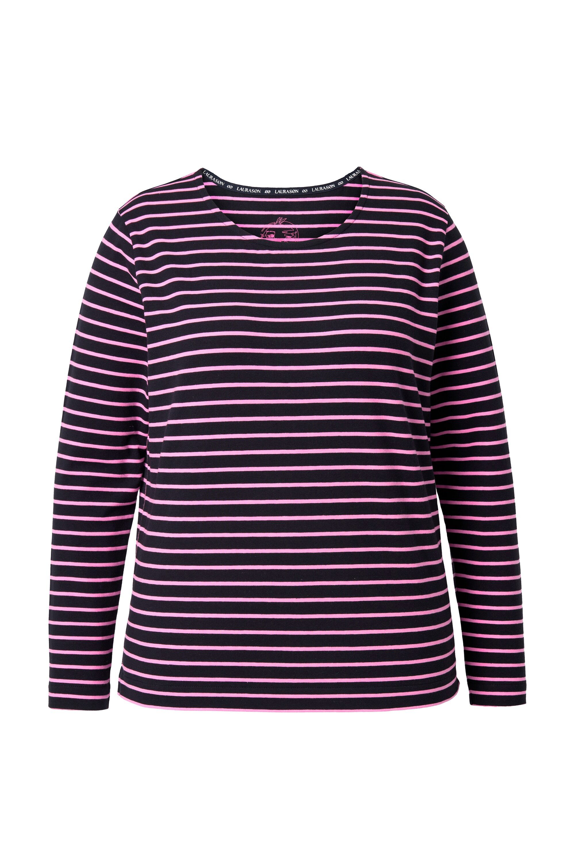 Laurasøn Longsleeve Ringelshirt Langarm Rundhalsausschnitt günstig online kaufen