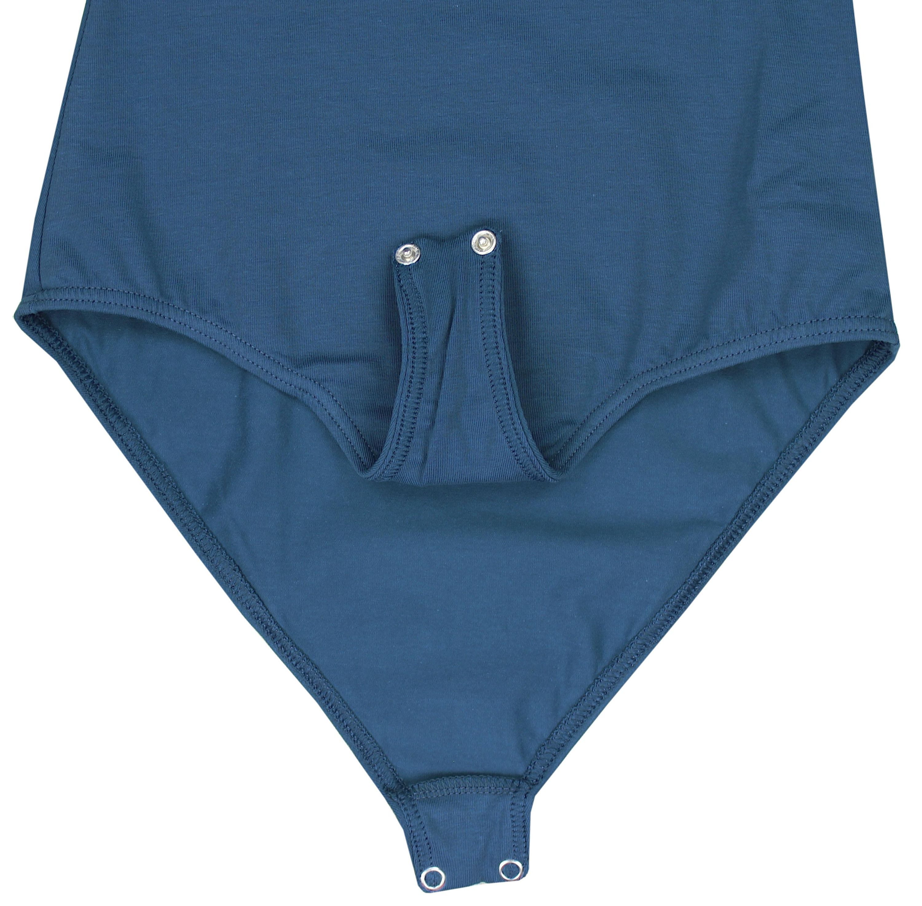 Alkato Kurzarmbody Kurzarm Bodysuit mit Rundhalsausschnitt – Bild 4 von 5