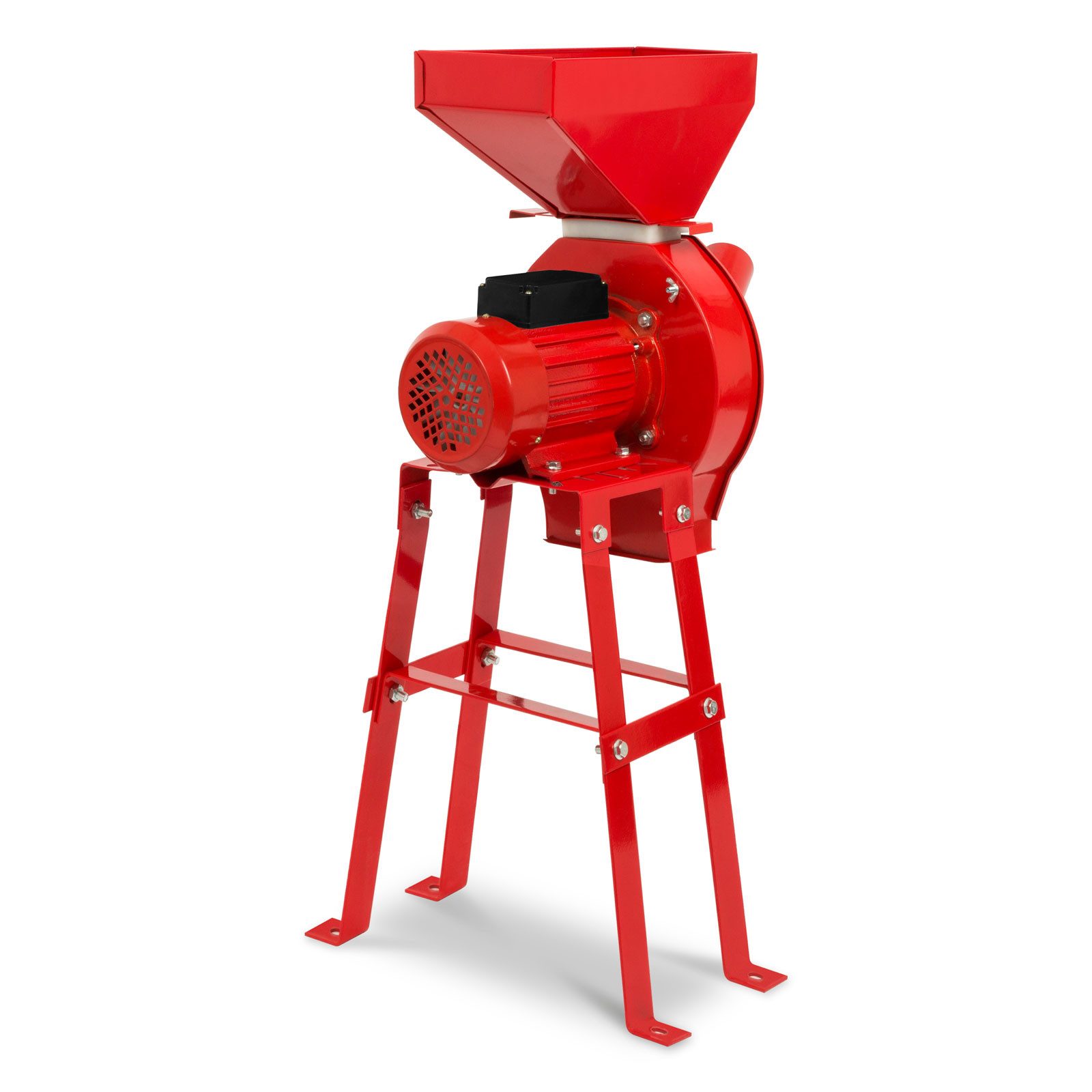 EBERTH Getreidemühle mit Untergestell Elektrisch, 1100 Watt Elektromotor, Durchsatzmenge 240 kg/h, Schrotmühle