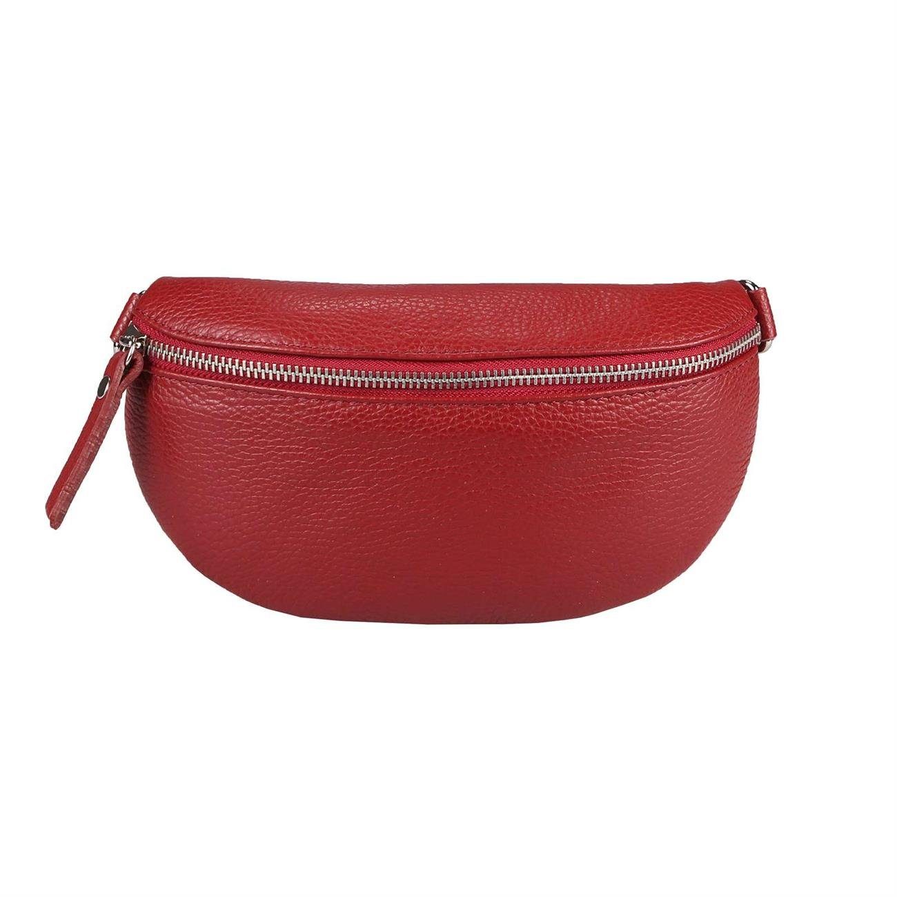 ITALYSHOP24 Bauchtasche Damen Leder Gürteltasche Hüfttasche günstig online kaufen