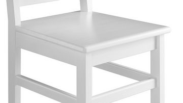 ERST-HOLZ Esszimmerstuhl Massivholzstuhl Küchenstuhl Doppelpack 2 Stühle