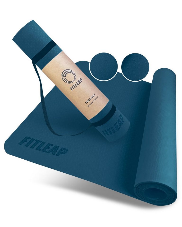 Fitleap Yogamatte aus umweltfreundlichem TPE-Schaum. Sehr rutschfeste, hypoallergene un…