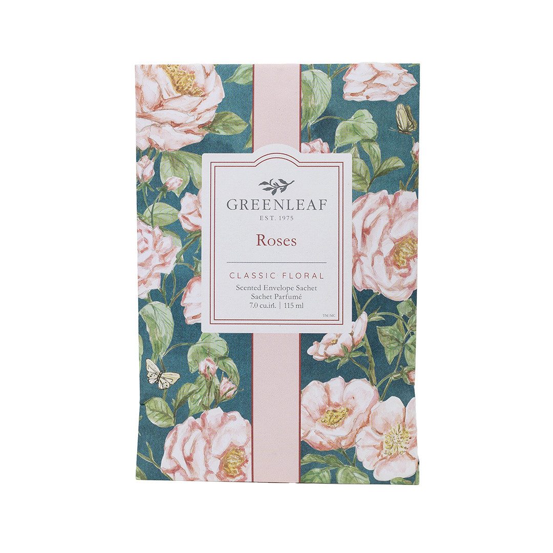 Greenleaf Anti-Geruchs-Säckchen Roses (1-St), Duft Sachets aus parfümierter Tonerde 115 ml