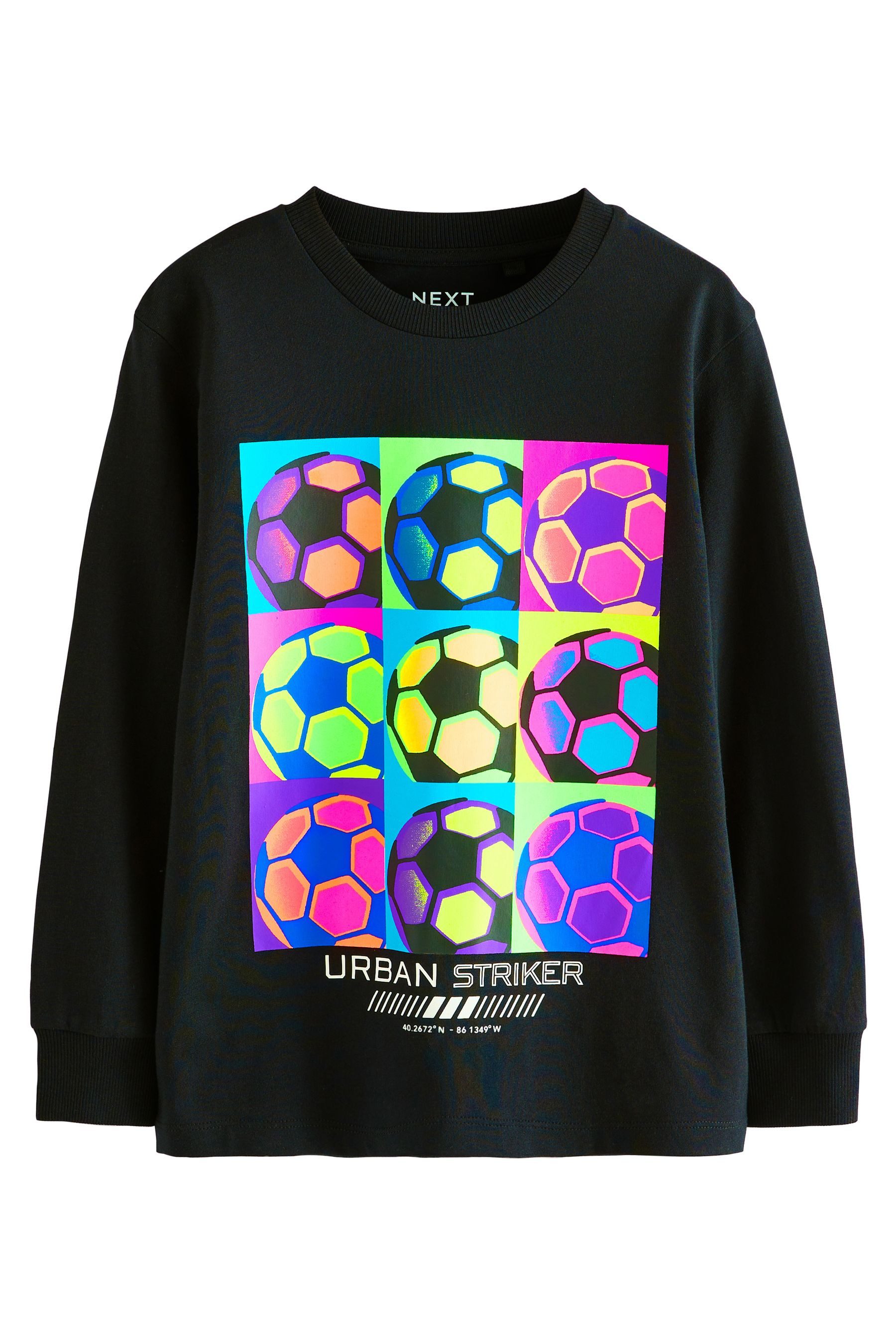 Black Bright Football