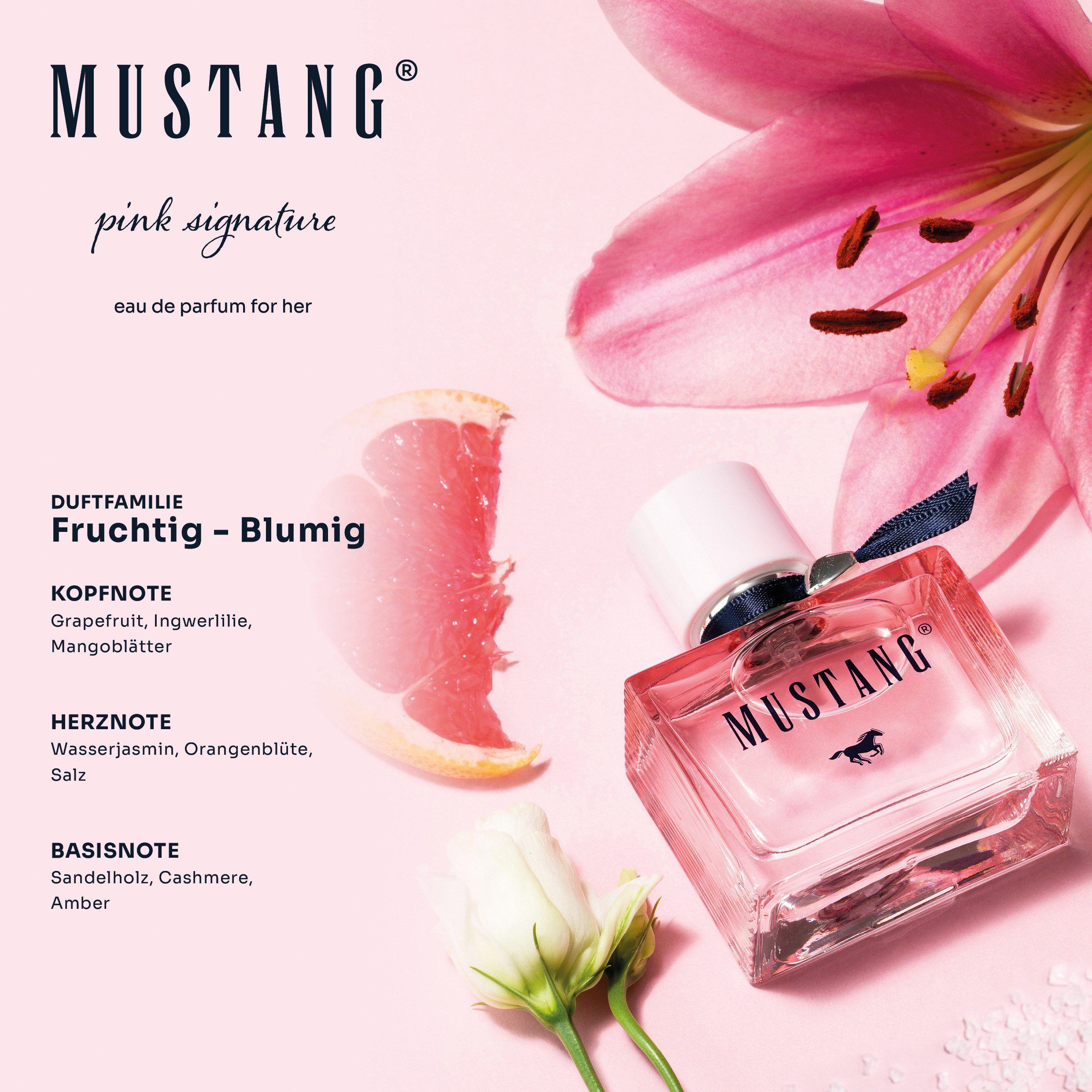 MUSTANG Eau de Parfum PINK SIGNATURE FOR HER EDP, 30ml