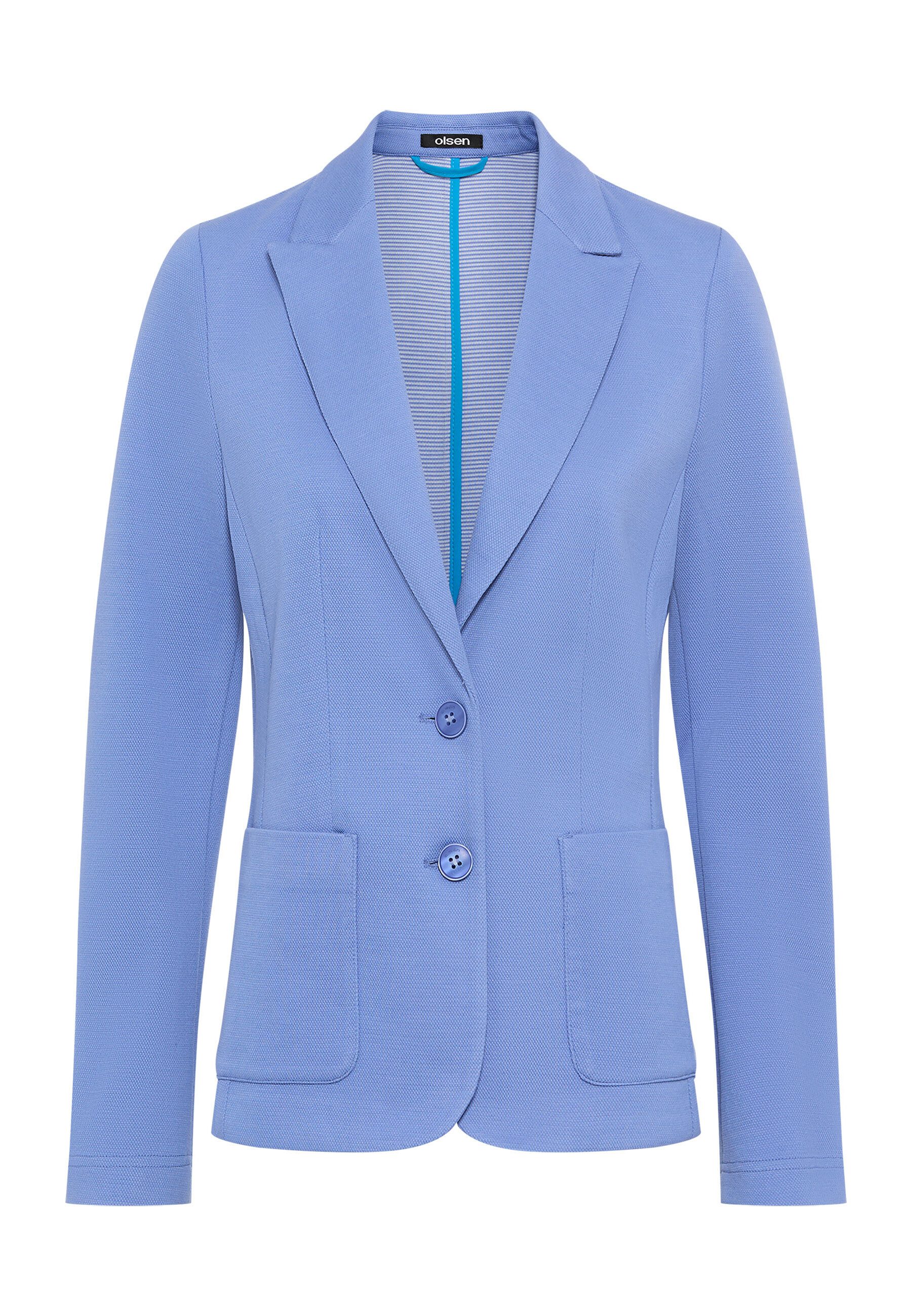 Olsen Kurzblazer Blazer mit zwei Knöpfen