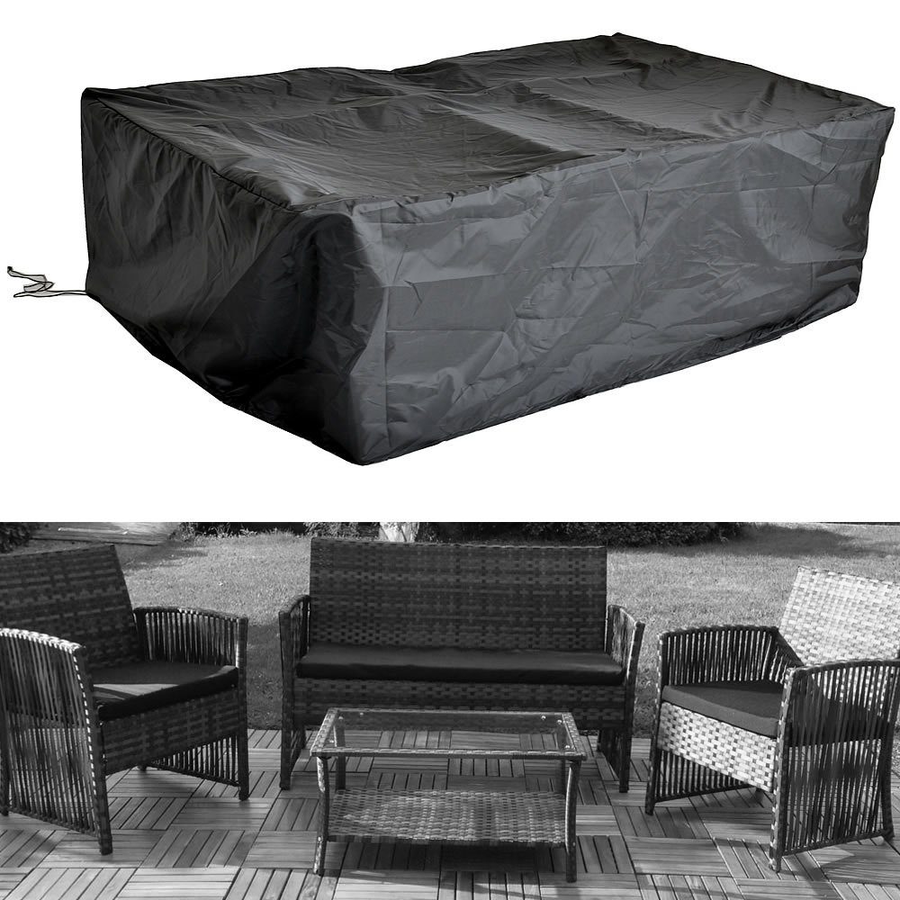 Mucola Gartenmöbel-Schutzhülle Schutzhülle Abdeckhaube 135x132x78 Abdeckplane Gartenmöbel Rattan (Stück, 1-St., Premium-Schutzhülle), 100% Polyethylengewebe