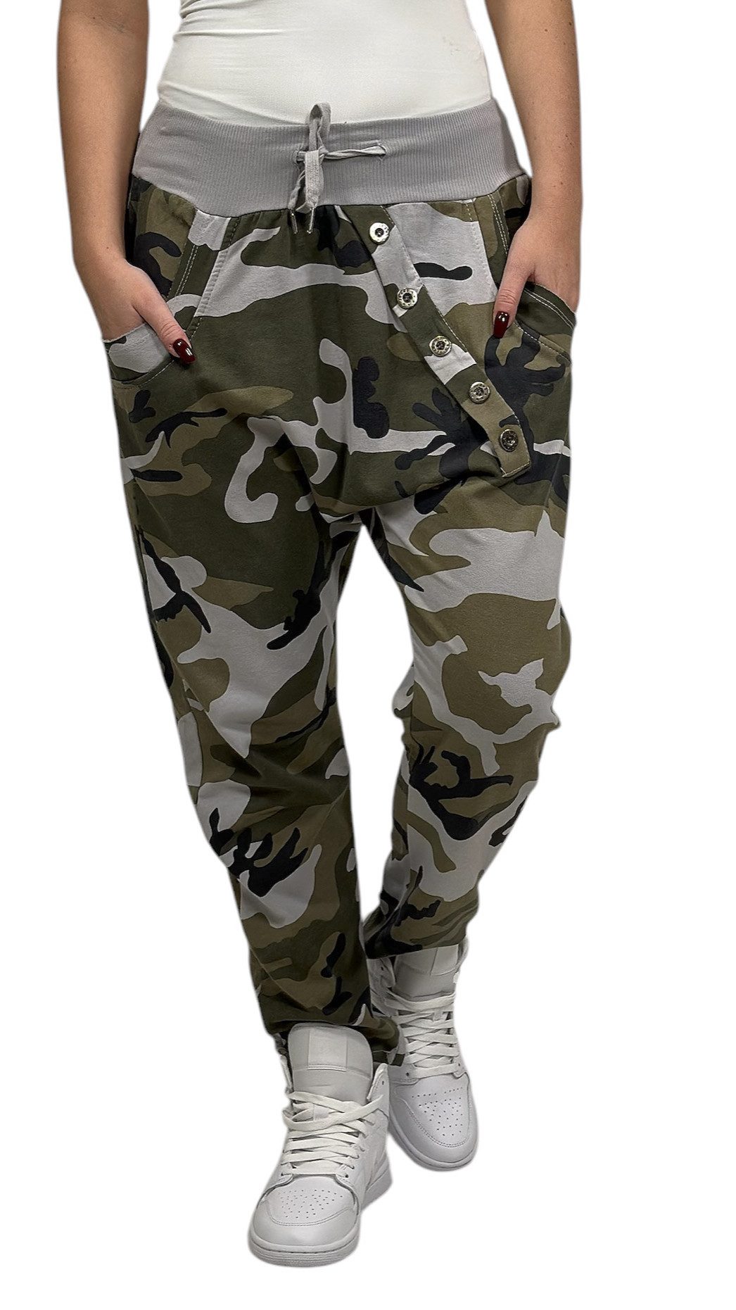 Mississhop Boyfriend-Hose Sweatpants Baggy Camouflage Damenhose günstig online kaufen