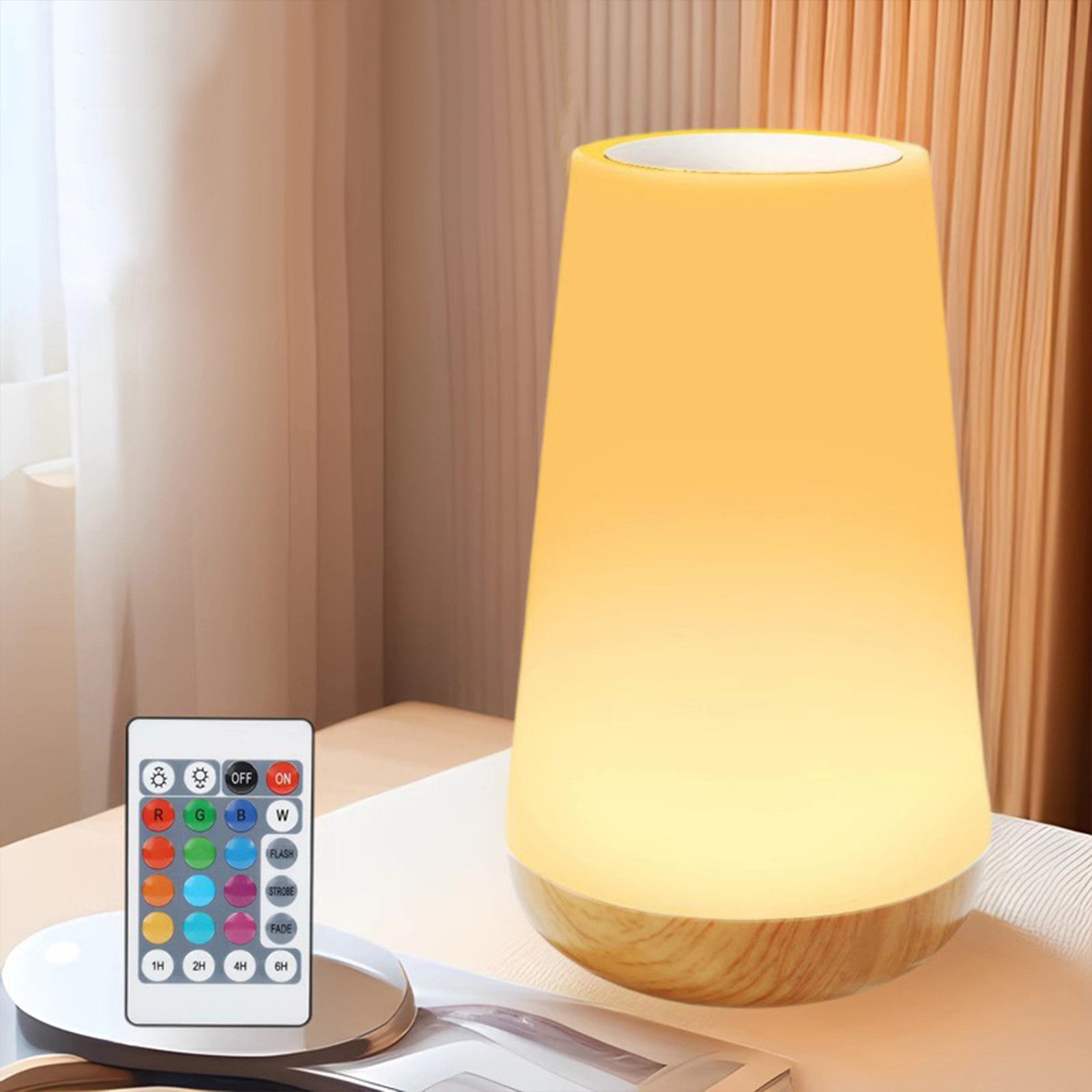 MODFU LED Nachttischlampe Touch Dimmbar USB günstig online kaufen