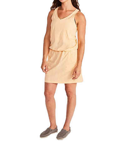 Marmot Midikleid »Marmot Gretchen Sommer-Kleid niedliches Damen Kleid mit Streifen Freizeit-Kleid Apricot«