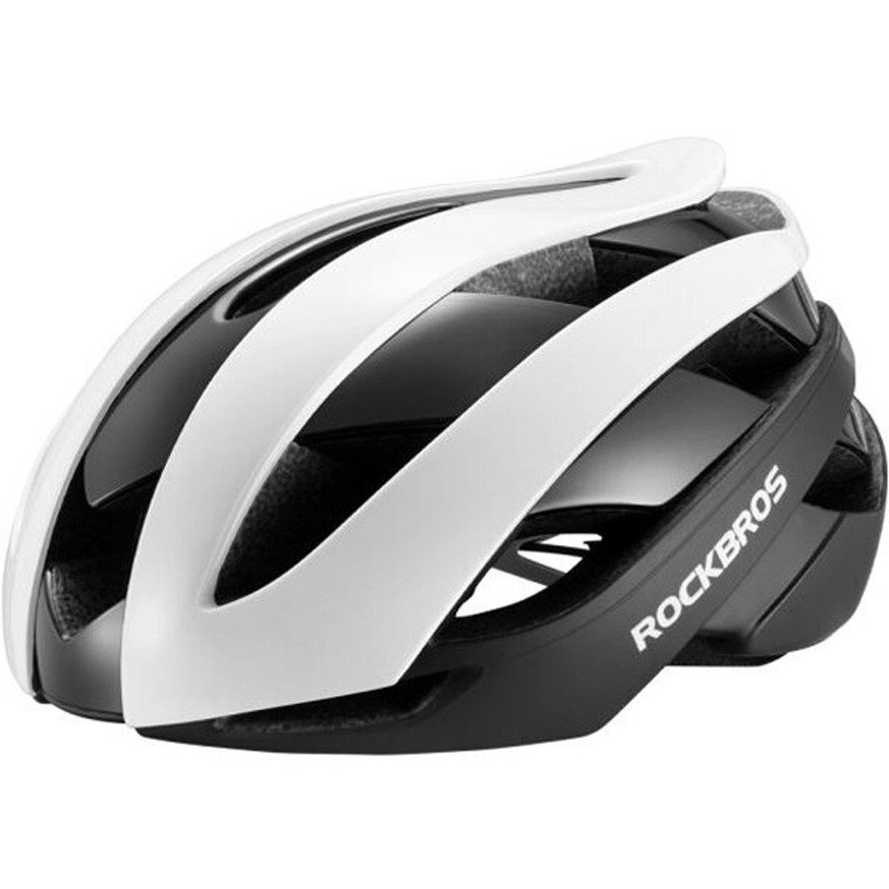 ROCKBROS Fahrradhelm Rennradhelm Tourenhelm Kopfschutz (Spar-Set, 1-tlg., 58 - 61 cm leicht), leicht, belüftet, verstellbar, 58-61 cm