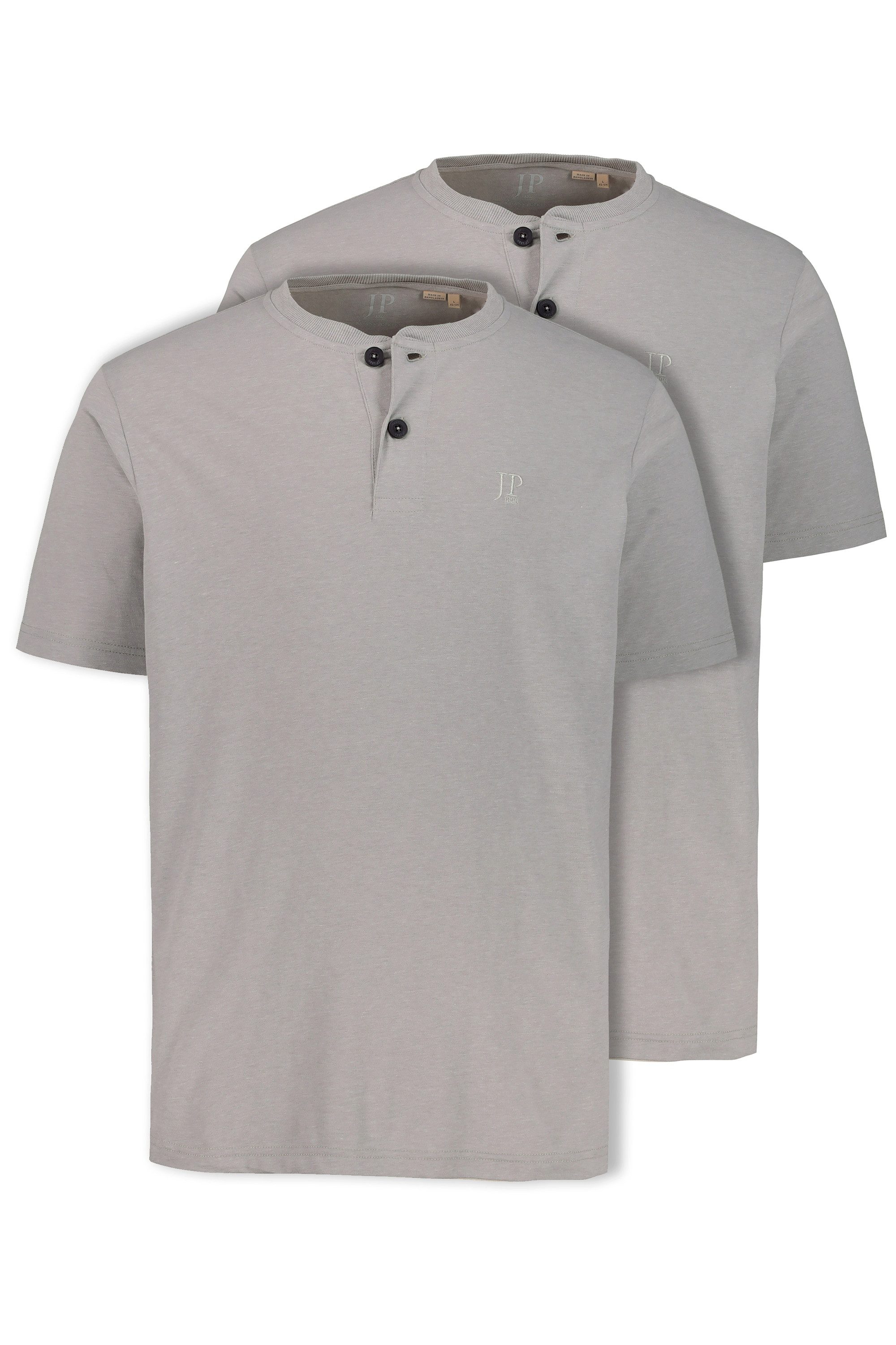 JP1880 T-Shirt Henleys Basic 2er-Pack Rundhals günstig online kaufen