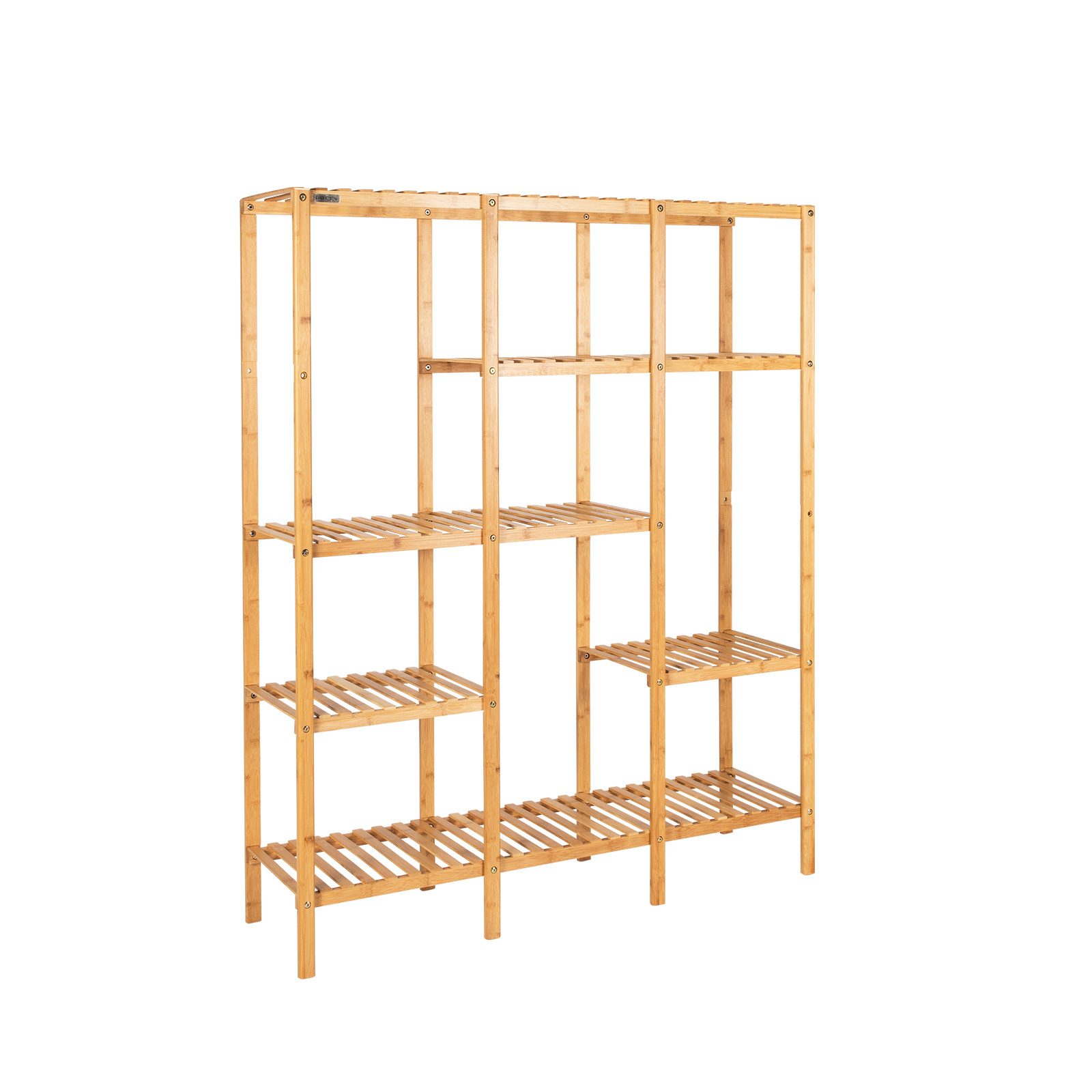 KOMFOTTEU Подставка для цветов, Pflanzenregal Bambus, 5 Ebenen Подставка для цветов