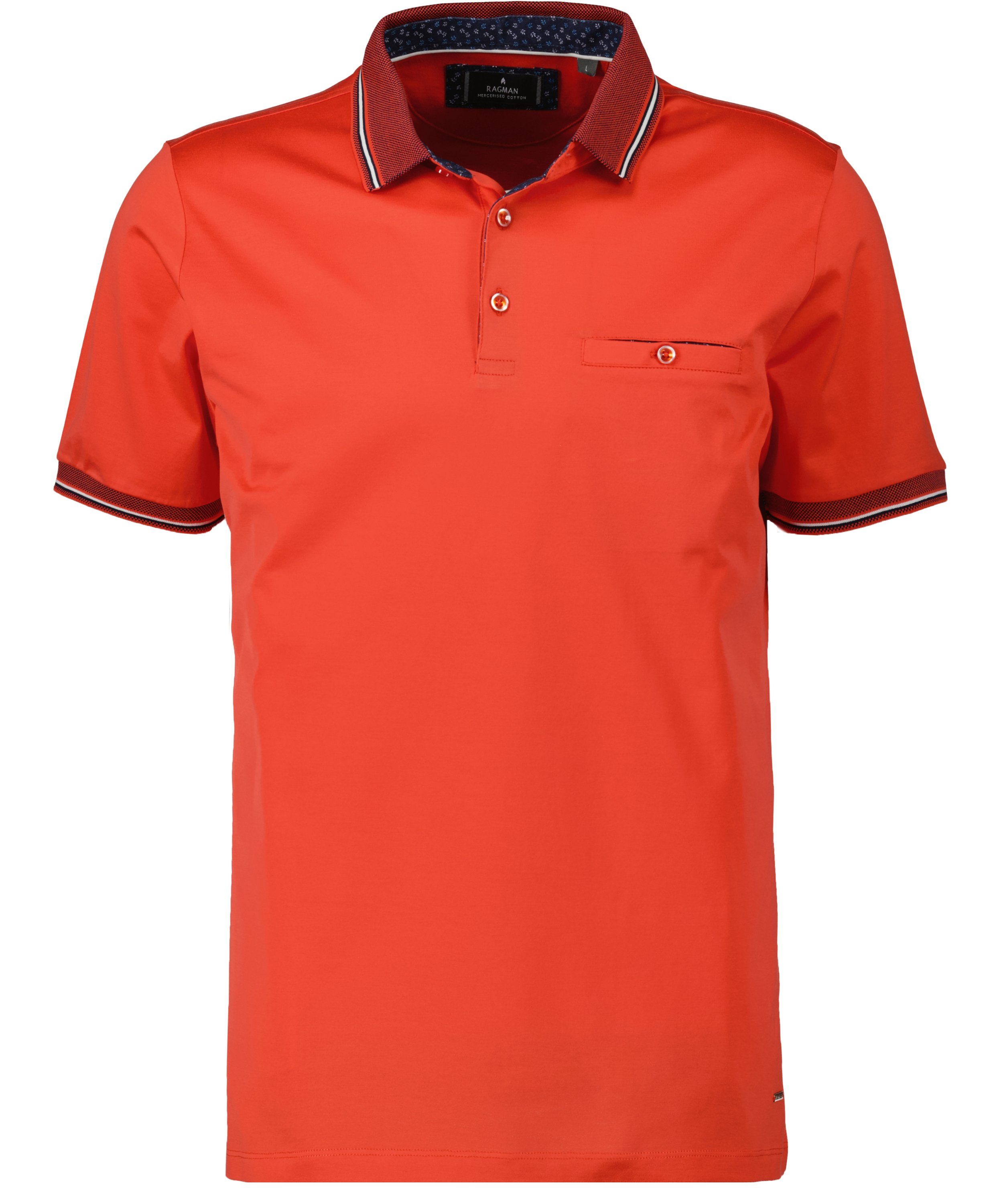 RAGMAN Poloshirt Hellrot-638