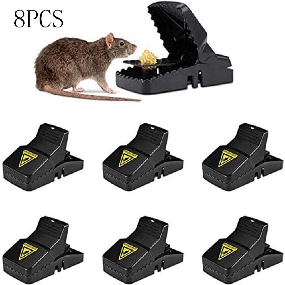 Jormftte Mäusegitter Profi Mausefalle 8er Set Schlagfalle Mäusefalle  Wiederverwendbar Effektive Ökologisch und wiederverwendbar in Haus und  Garten