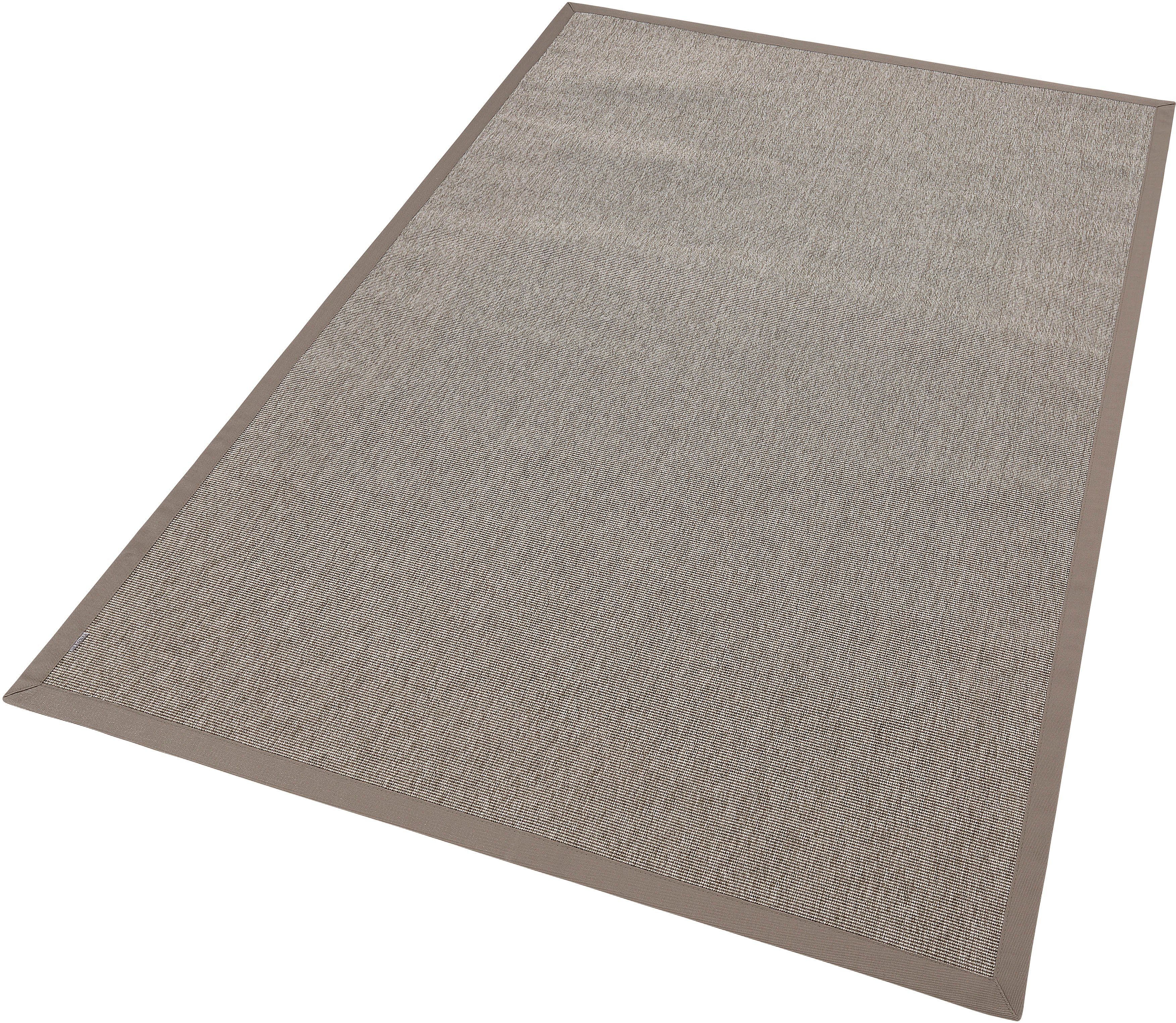 Teppich Naturino Rips, Dekowe, rechteckig, Höhe: 7 mm, Flachgewebe,  Sisal-Optik, mit Bordüre, In- und Outdoor geeignet
