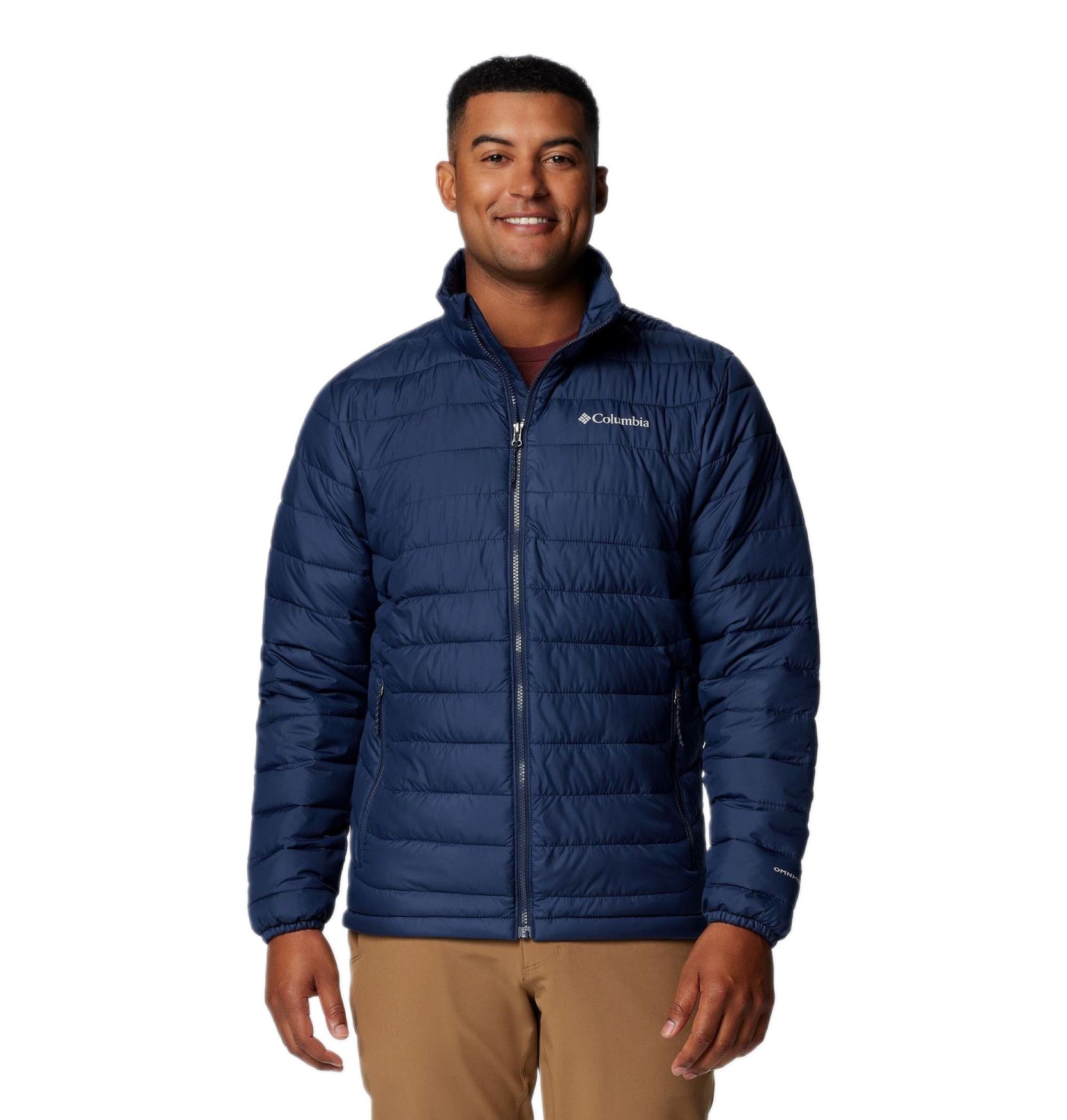 Columbia Funktionsjacke Steppjacke Powder Lite II (Omni-Heat™ Thermosystem) navyblau Herren