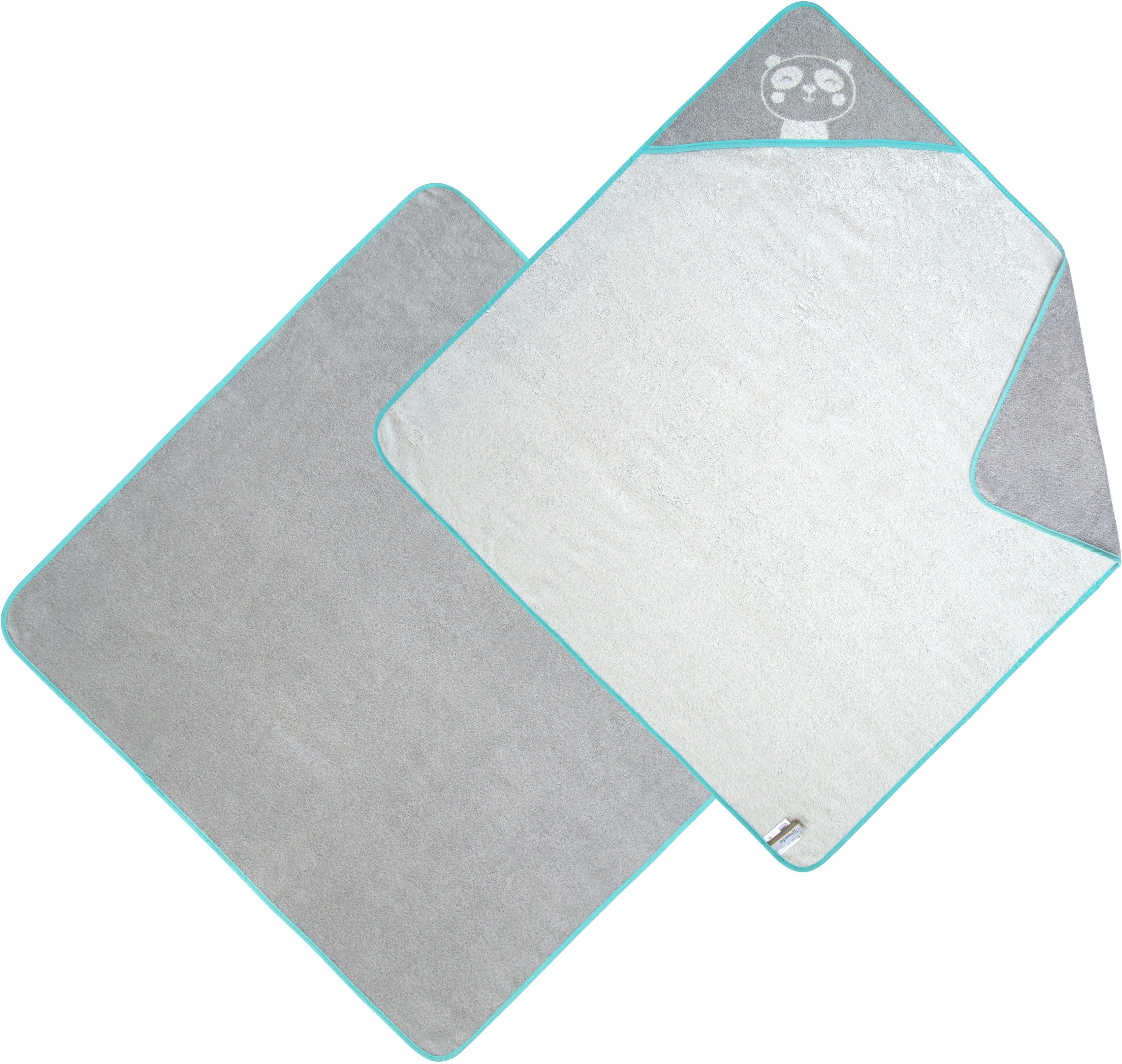 Dyckhoff Kapuzenhandtuch Panda, Frottier (Packung, 1-St)