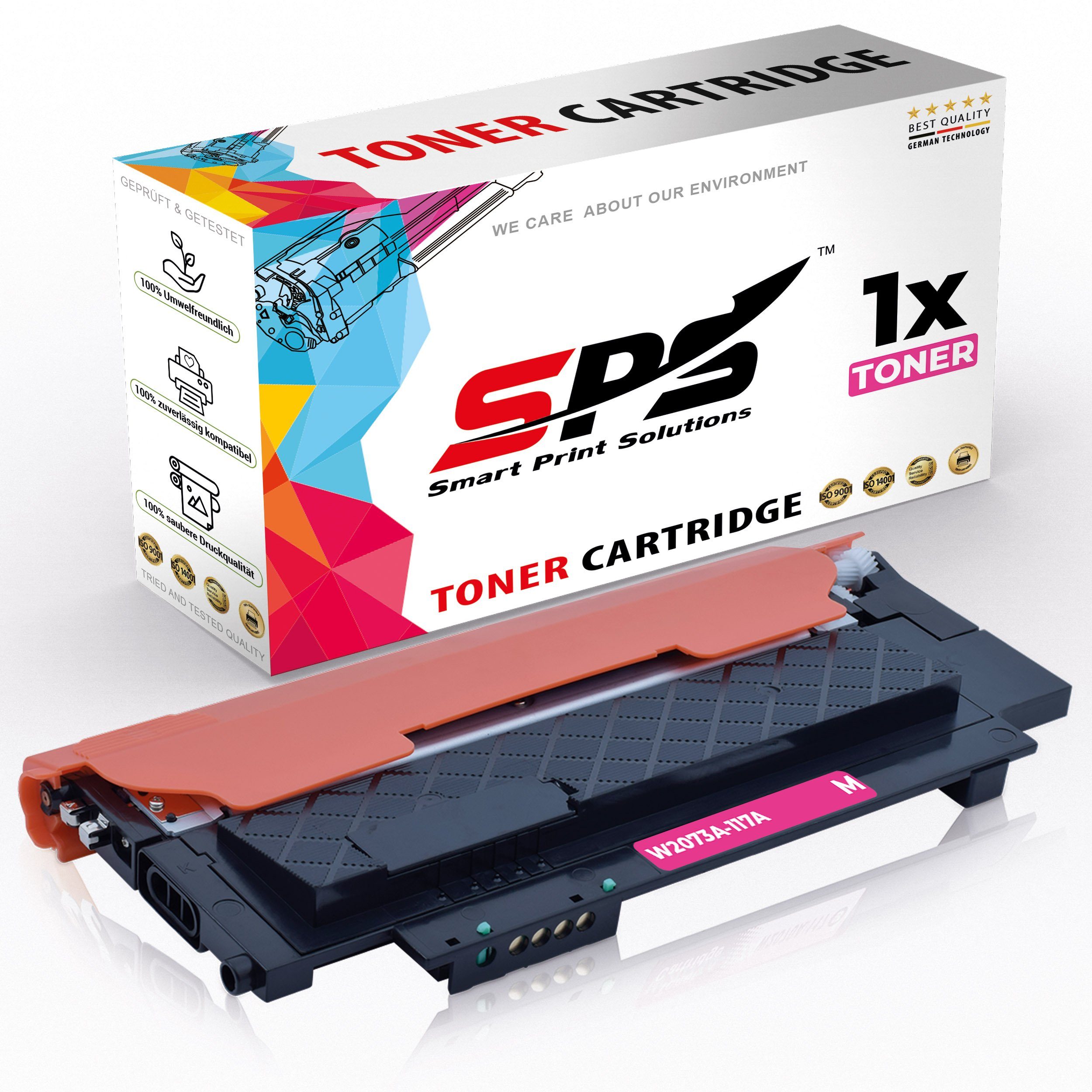 (Für HP x Pack, Toner W2073A Laser Kompatibel Tonerkartusche 1-St., für HP 117A, (4ZB95A) 1 Color 150NW (1er Magenta) SPS