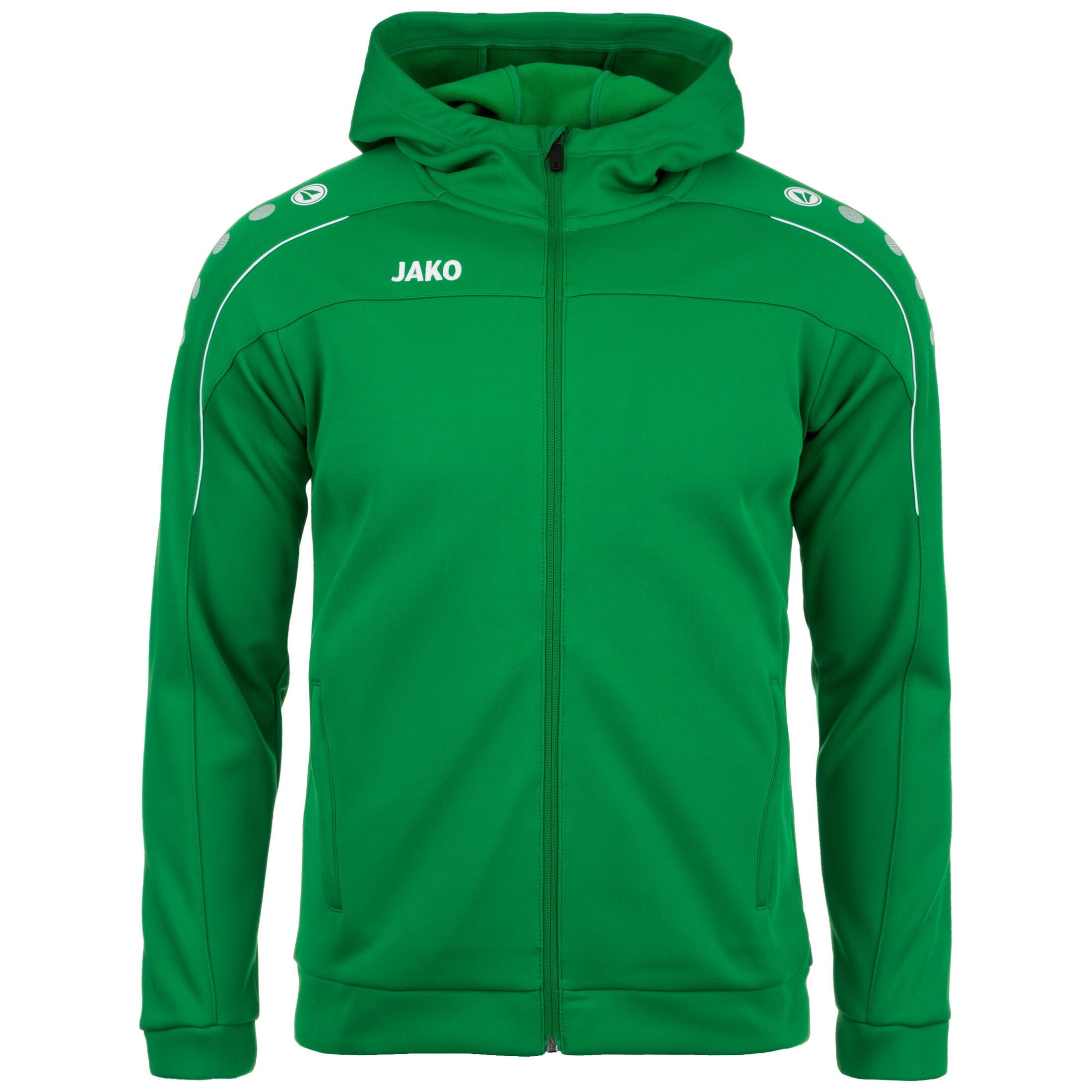 Jako Trainingsjacke Classico Kapuzenjacke Herren grün