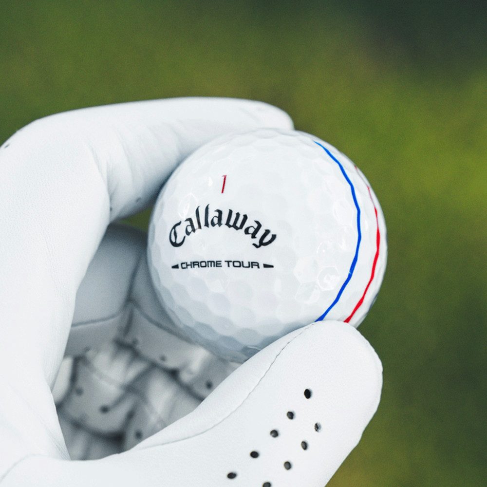 Callaway Golfball Callaway Golfball Chrome Tour Triple Track Weiß 1 Dutzend