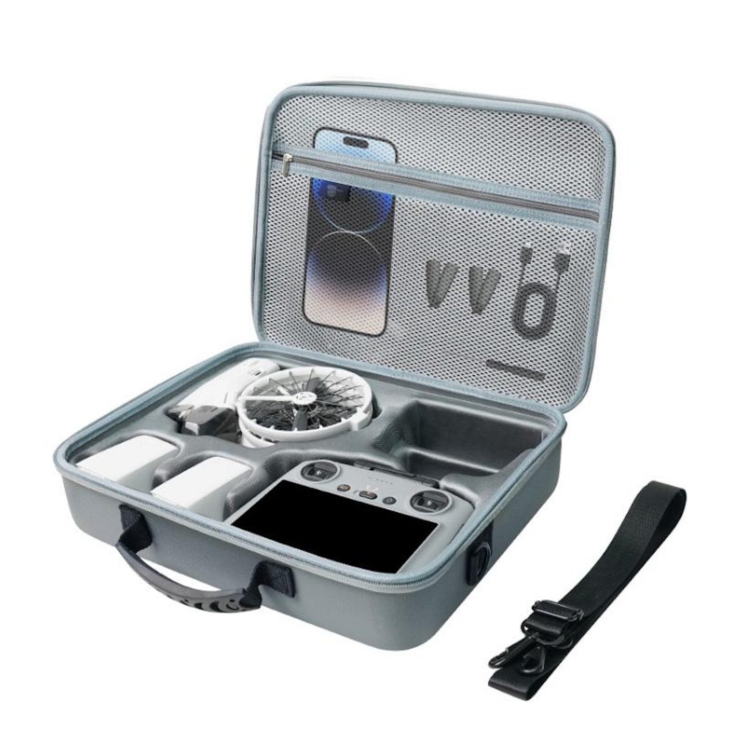 Für DJI Flip CYNOVA Drohne mit RC2 Fernsteuerung Tragetasche mit Band Zubehör Drohne