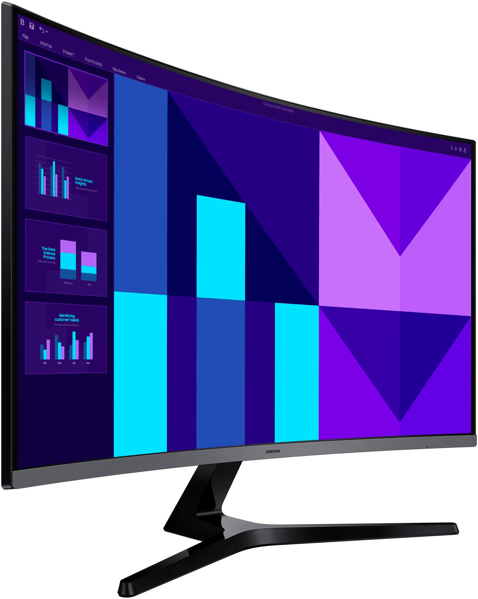 Samsung S32D396GAU Curved-LED-Monitor (80 cm/32 ", 1920 x 1080 px, Full HD, 4 ms Reaktionszeit, 100 Hz, LCD)