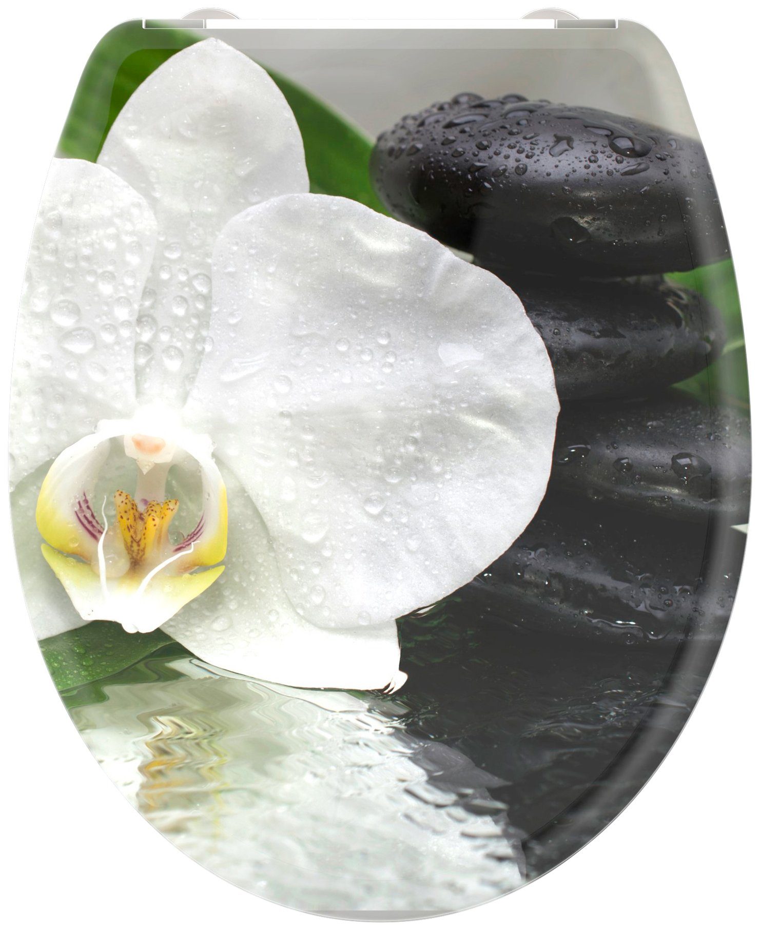 welltime WC-Sitz White Flower, abnehmbar, Absenkautomatik, günstig online kaufen