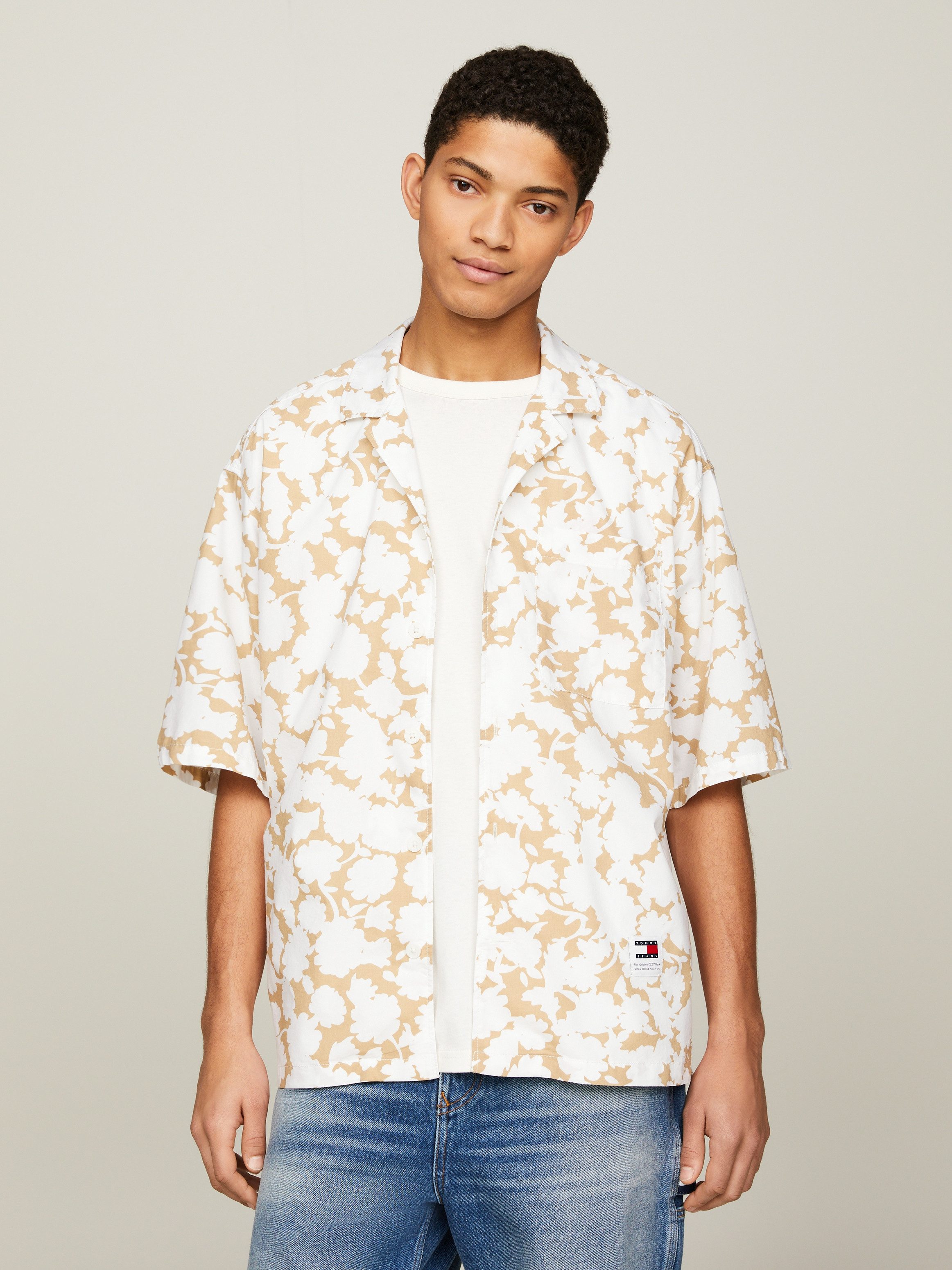 Tommy Jeans Kurzarmhemd TJM RLX FLORAL günstig online kaufen
