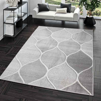 Teppich Wohnzimmer-Teppich Kurzflor-Teppich Mit Orient-Design, TT Home, Läufer, Höhe: 13 mm