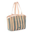 Elbsand Shopper Einkaufstasche,Schultertasche,Sommertasche,Wellnesstasche,Saunatasche, NEU Strandtasche, Badetasche aus modischem Mesh-Material VEGAN