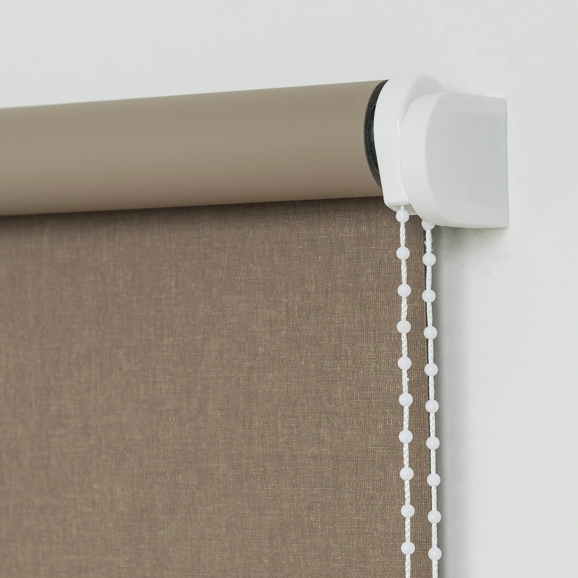 Seitenzugrollo Uni, Liedeco, verdunkelnd, mit Bohren, günstig online kaufen