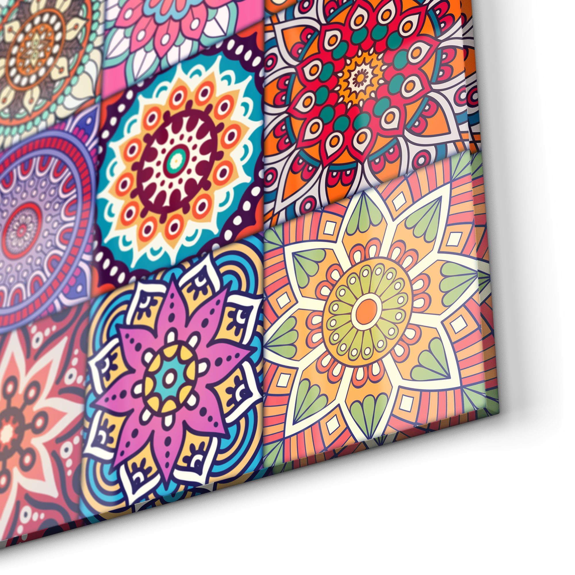 DEQORI Küchenrückwand 'Orientalische Muster', Glas Spritzschutz Badrückwand Herdblende – Bild 5 von 5