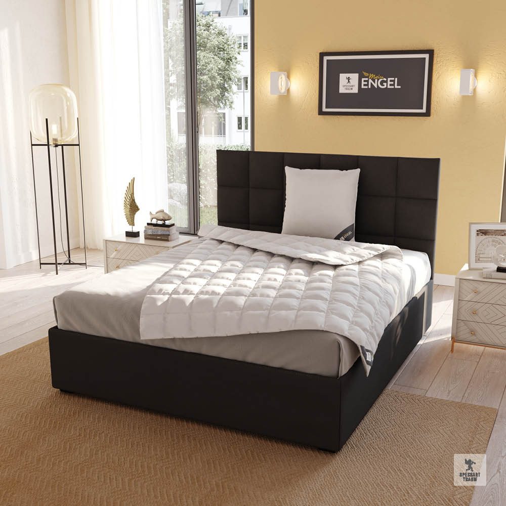 SPESSARTTRAUM Daunenbettdecke Mein Engel Bettdecke 135x200cm & weitere Größen, Füllung: 100% Gänsedaunen, Bezug: 100% Baumwolle, Bettdecken Made Green zertifiziert und Hausstauballergiker geeignet