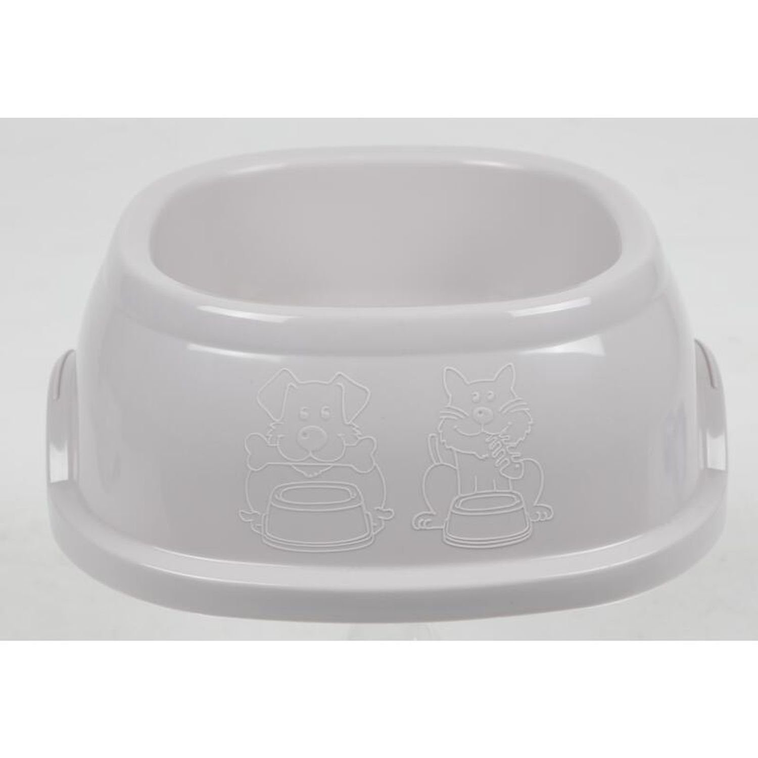 Stefanplast Futternapf 12x Futternapf 1L Weiß Hunde Katze Rutschfest Fresstrog Wasser Station