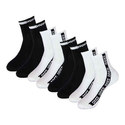 HUGO Короткие носки SH Rib Side Tape (4-Paar) mit Plüschsohle