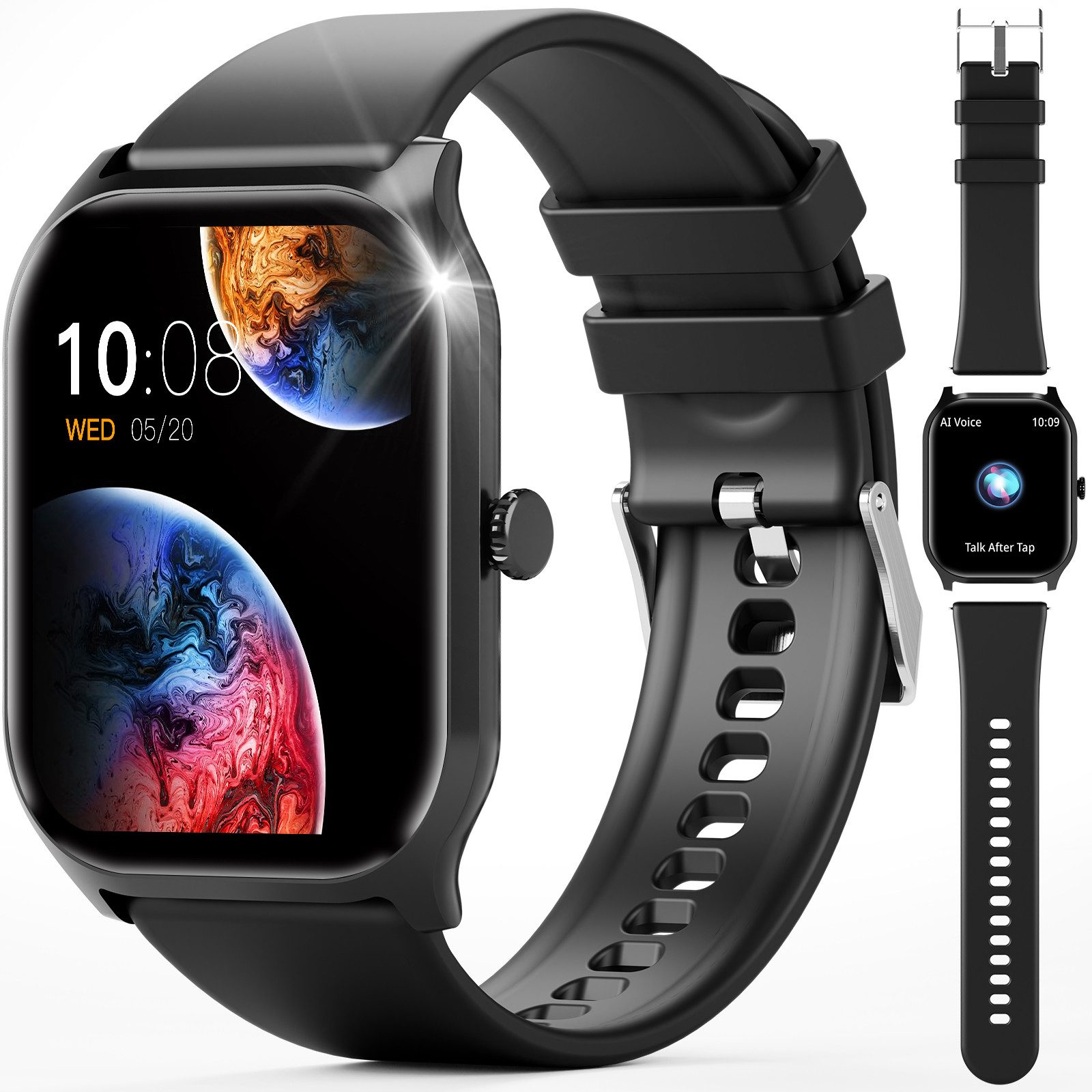 Smartwatch Sportuhr Fossil Fitness Tracker FÃ¼r LÃ¤ufer Sportuhr