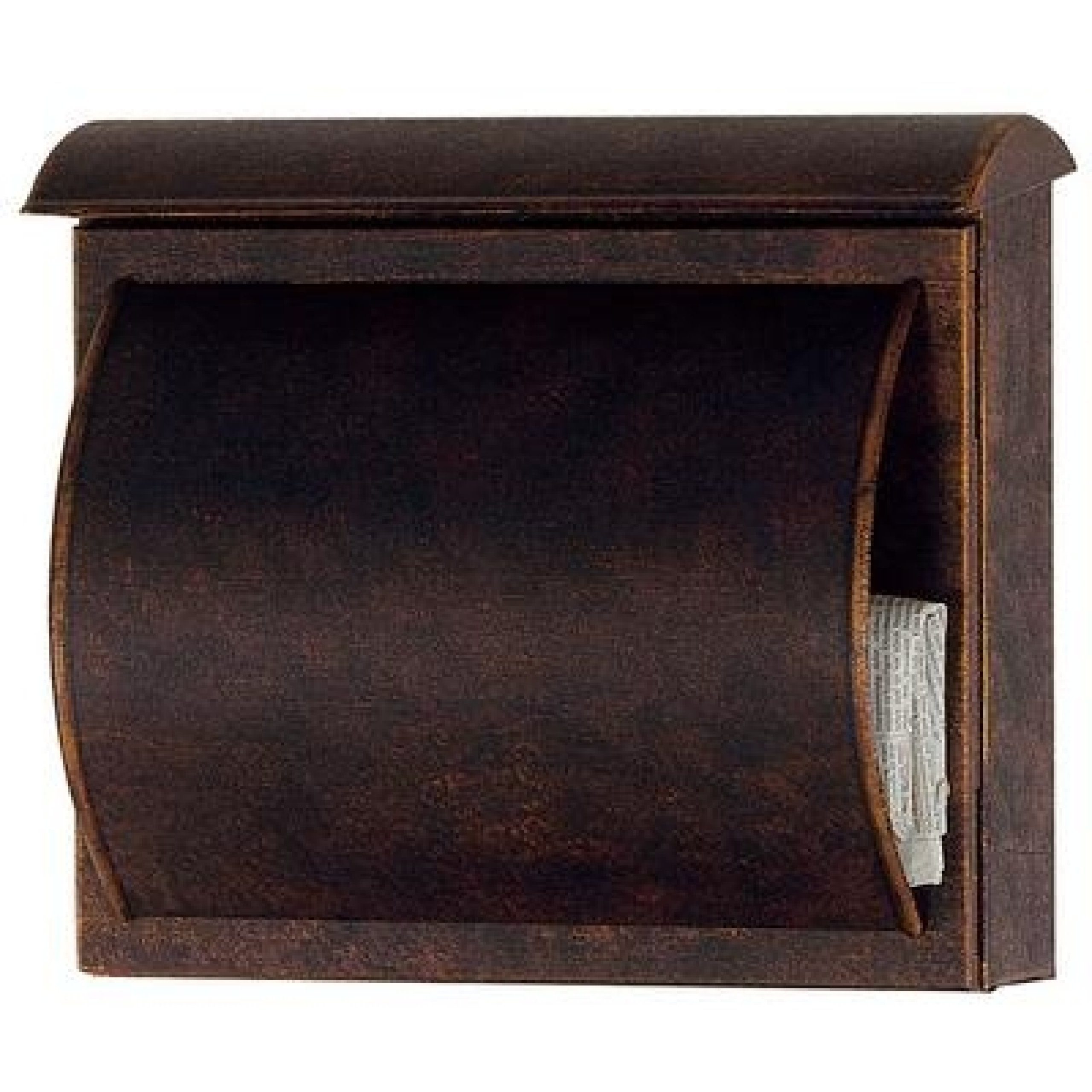 Heibi Metall Briefkasten Heibi Briefkasten QUELO mit Zeitungsfach Stahl bra günstig online kaufen