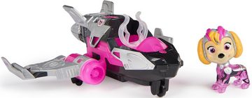 Spin Master Spielzeug-Auto Paw Patrol - Movie II - Basic Themed Vehicles Skye, Flugzeug mit Welpenfigur, Licht- und Soundeffekt